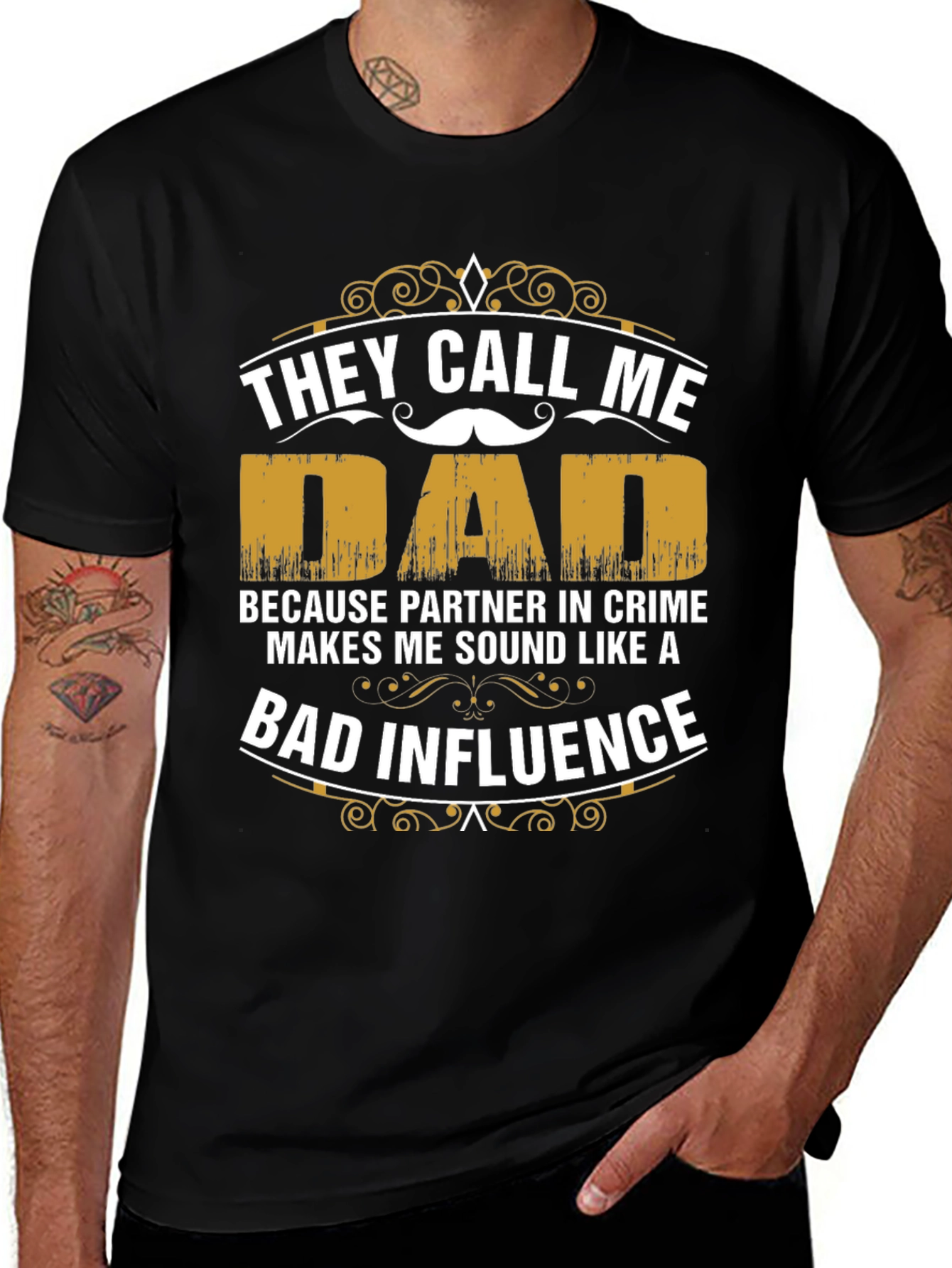 Variant 6 of They Call Me Dad T-Shirt - Partner in Crime
