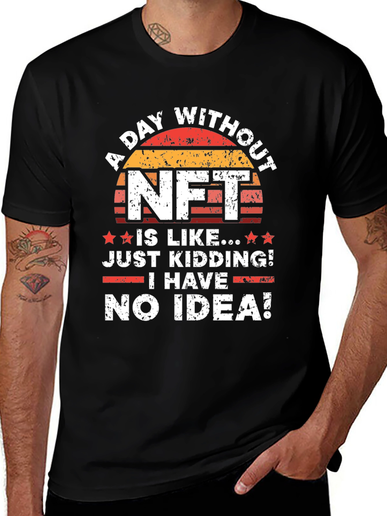 Funny NFT T-Shirt - A Day Without NFT!