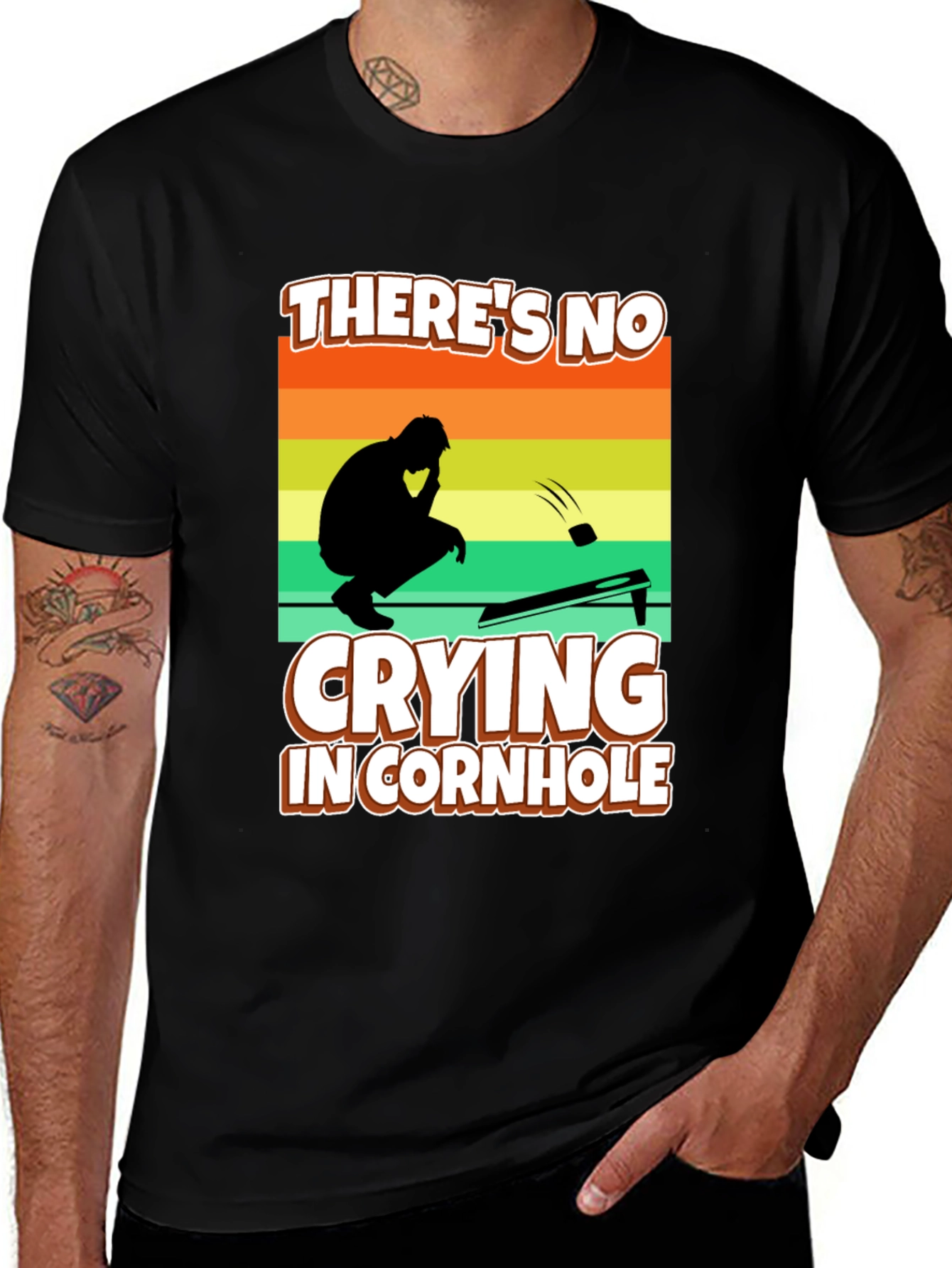 Variant 16 of There's No Crying in Cornhole T-Shirt