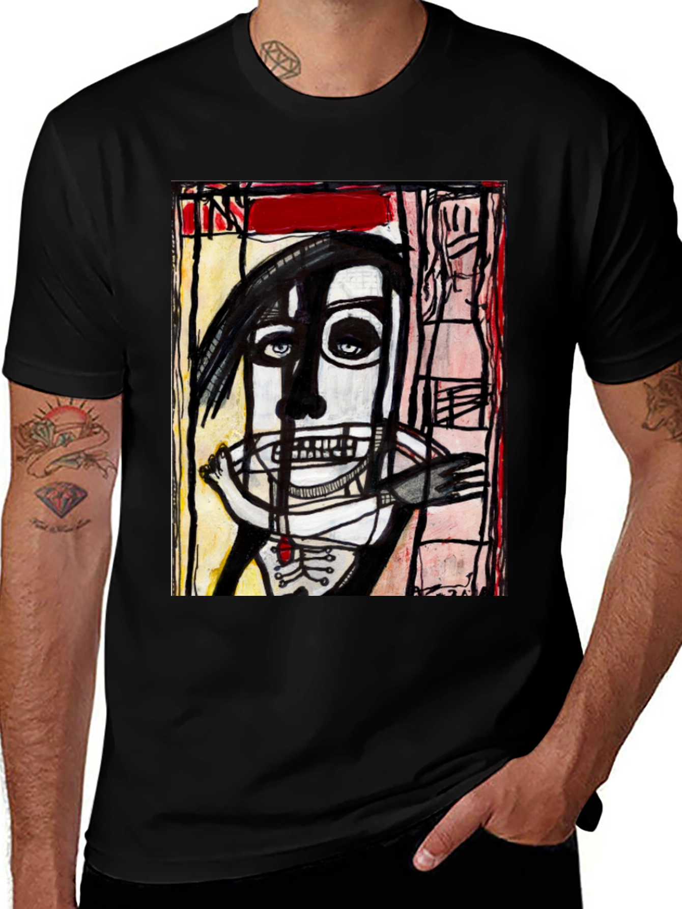 Variant 19 of Abstract Art Graphic T-Shirt - Unique Streetwear