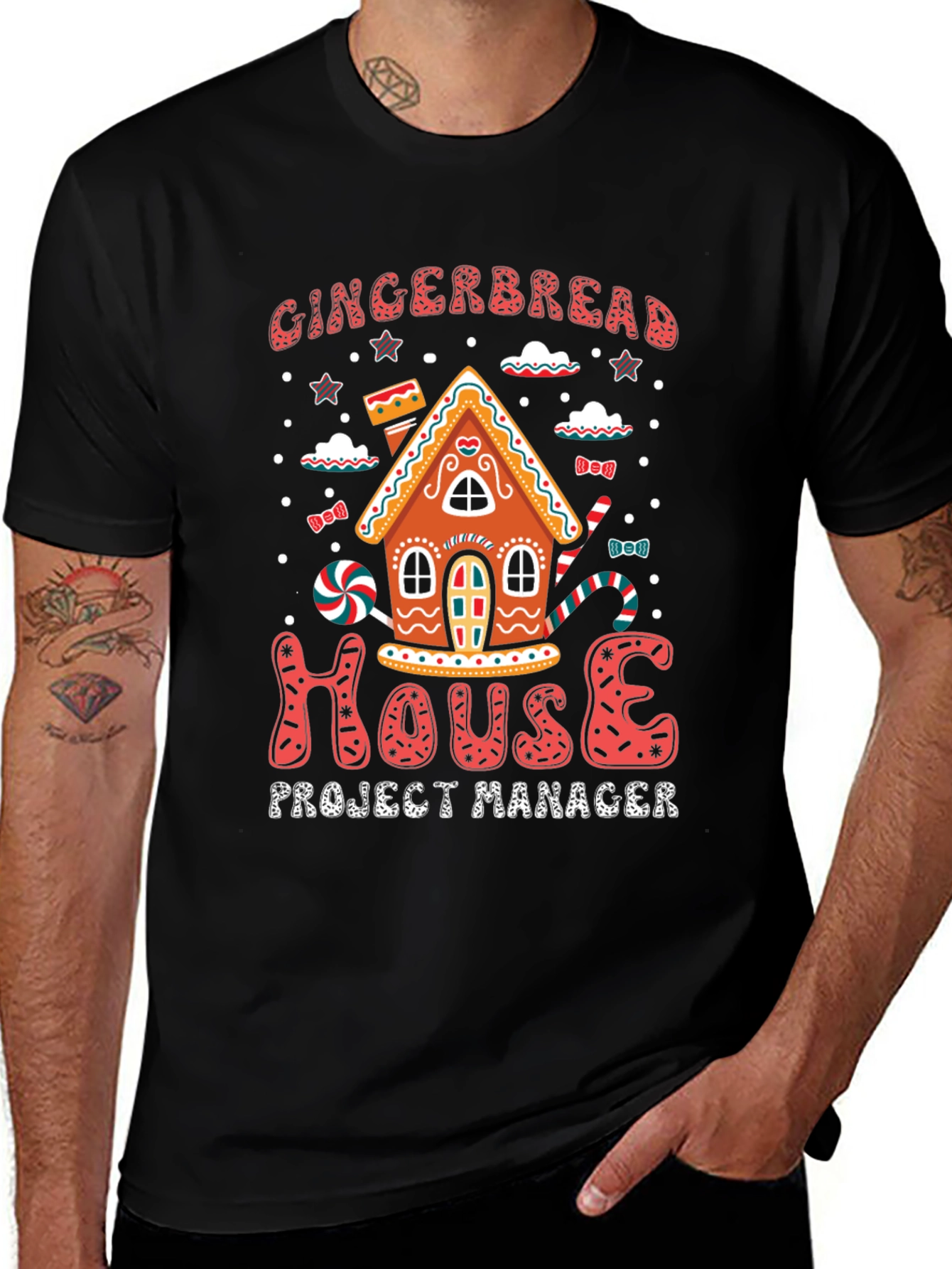 Gingerbread House Project Manager T-Shirt