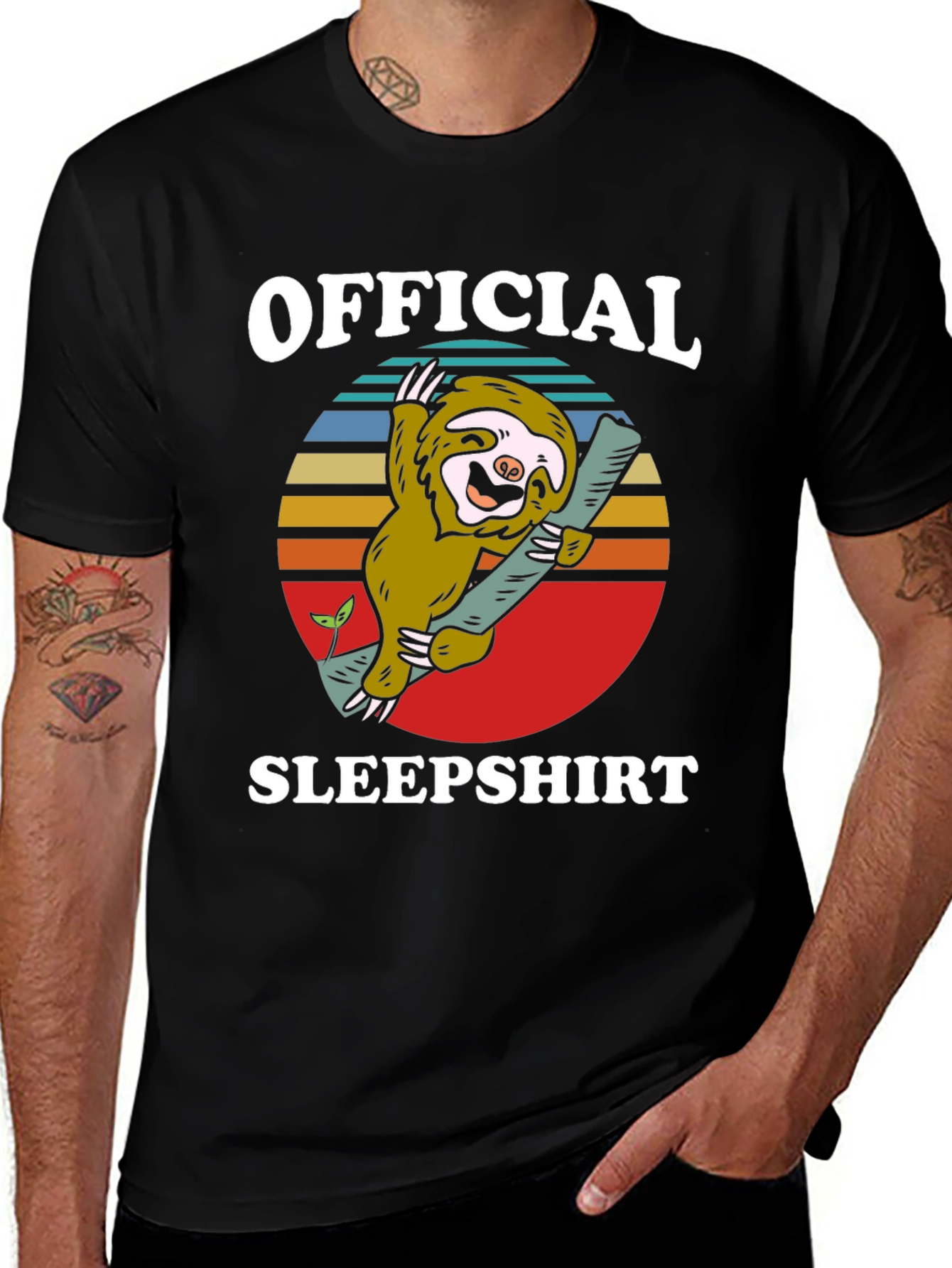 Variant 30 of Official Sloth Sleepshirt Tee