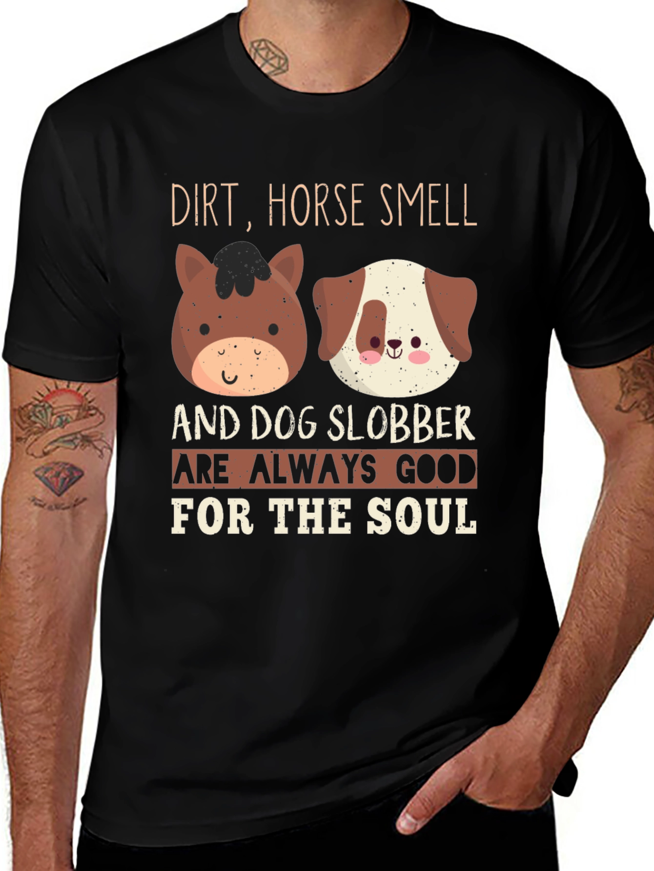Variant 19 of Dirt, Horse Smell & Dog Slobber T-Shirt