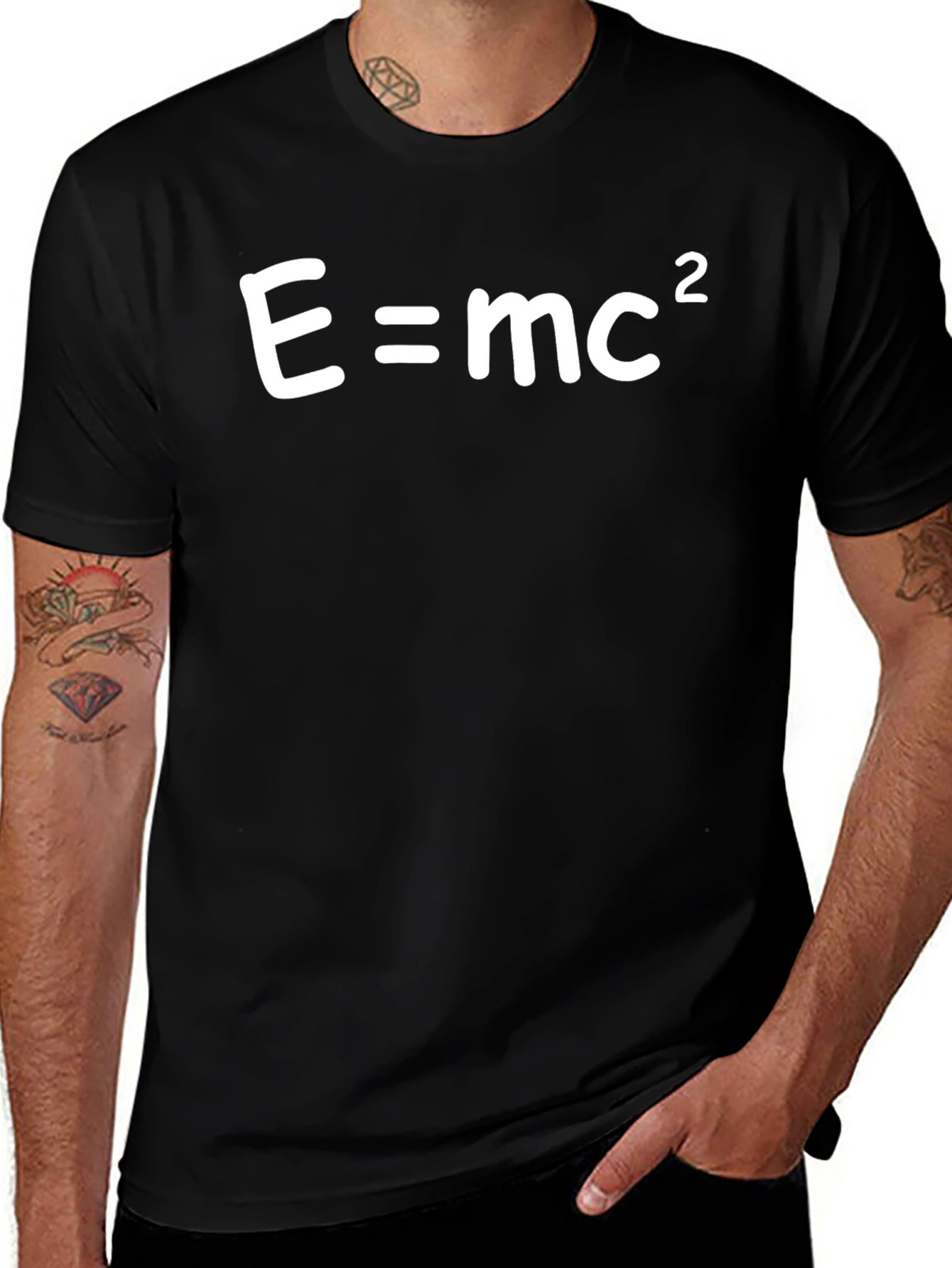 Variant 20 of E=mc² T-Shirt - Black Science Tee