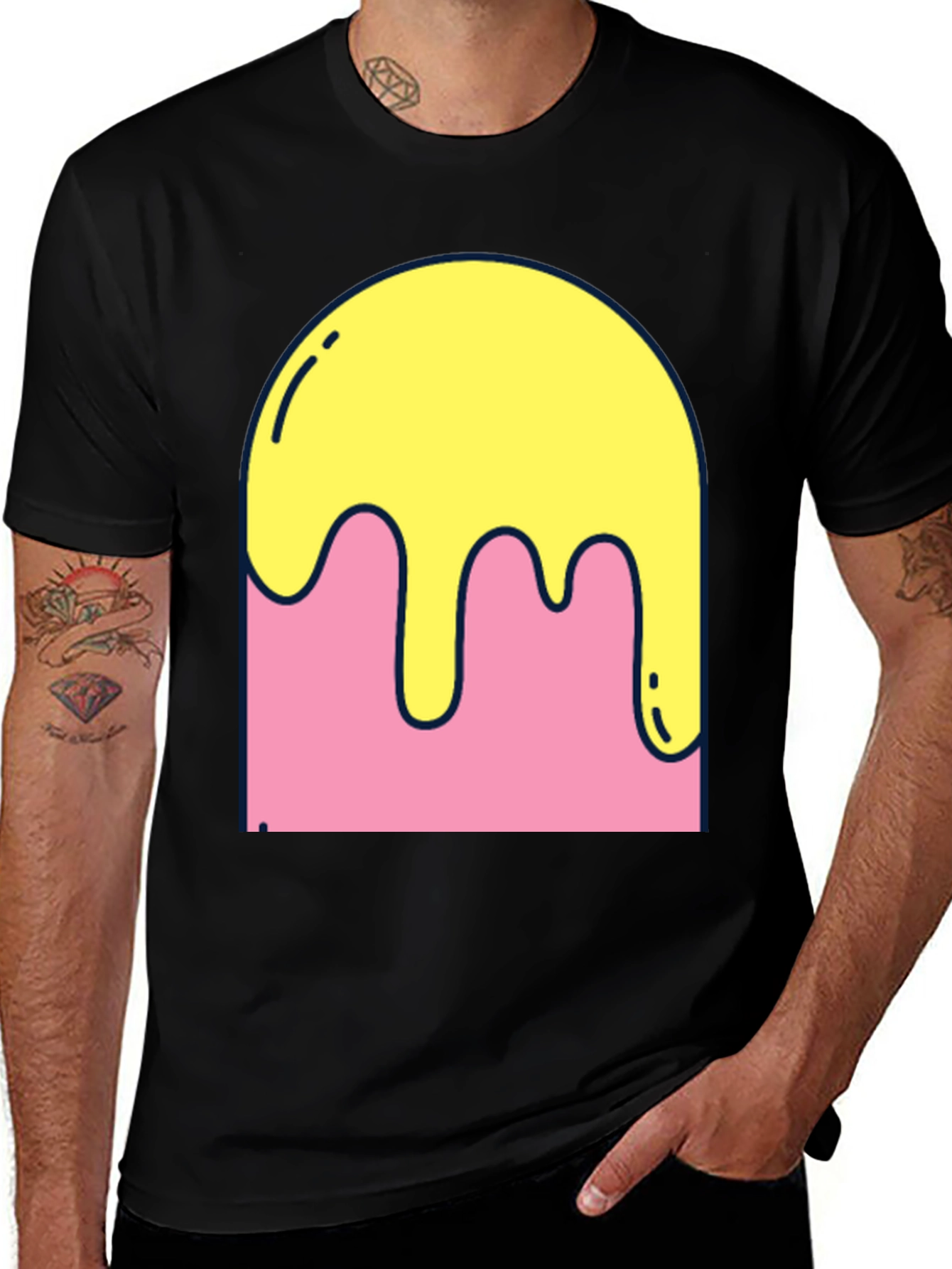 Variant 3 of Melting Ice Cream Graphic Tee