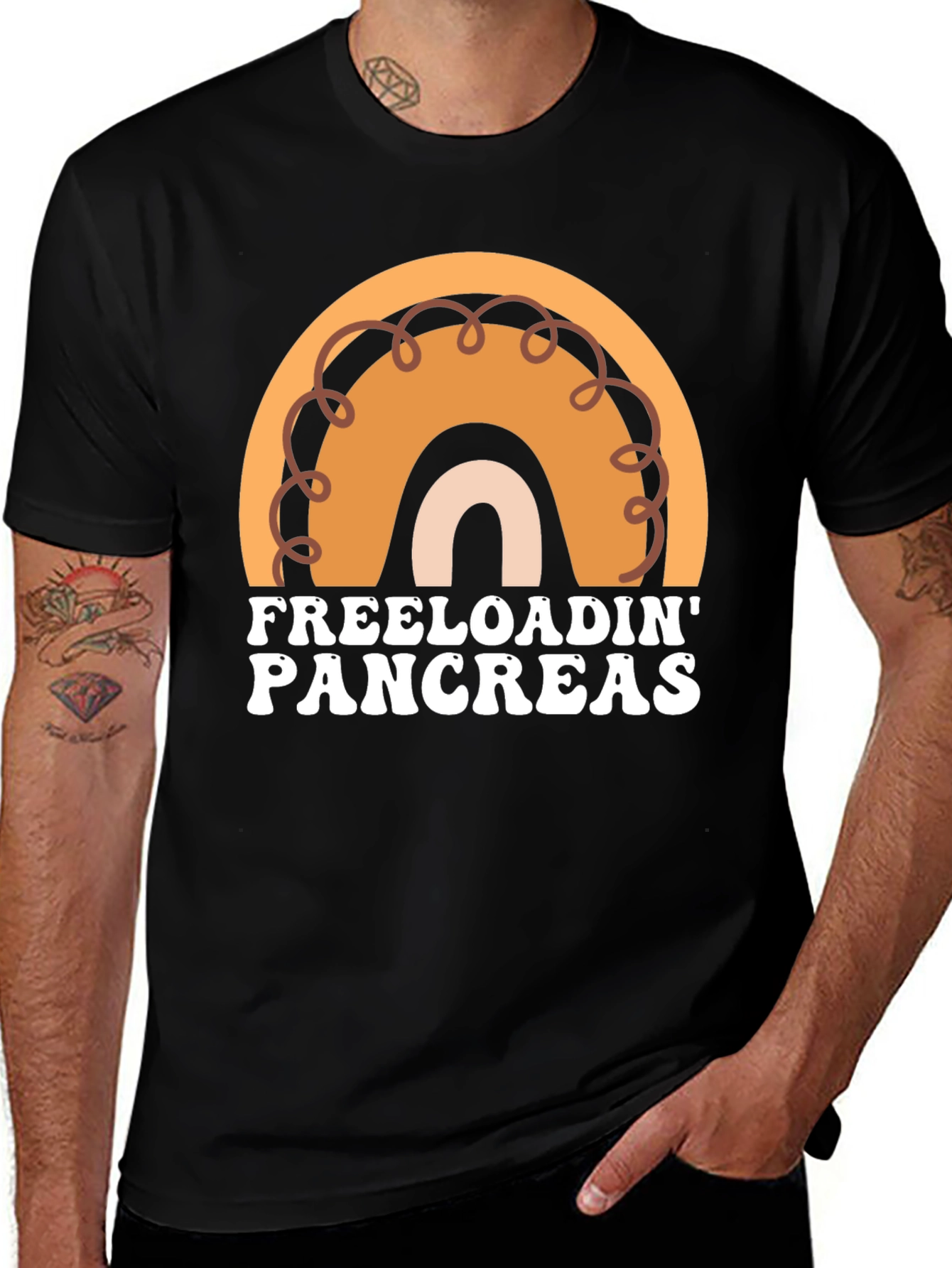 Variant 12 of Freeloadin' Pancreas Graphic Tee
