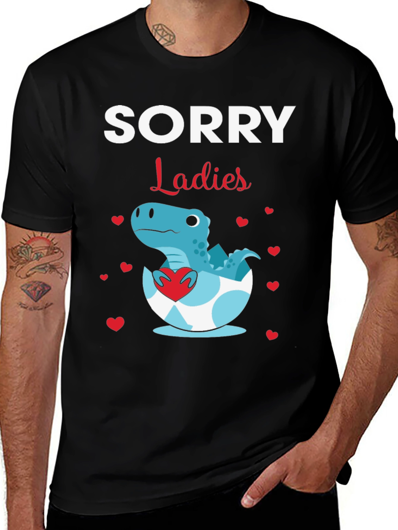 Variant 22 of Sorry Ladies Dinosaur T-Shirt