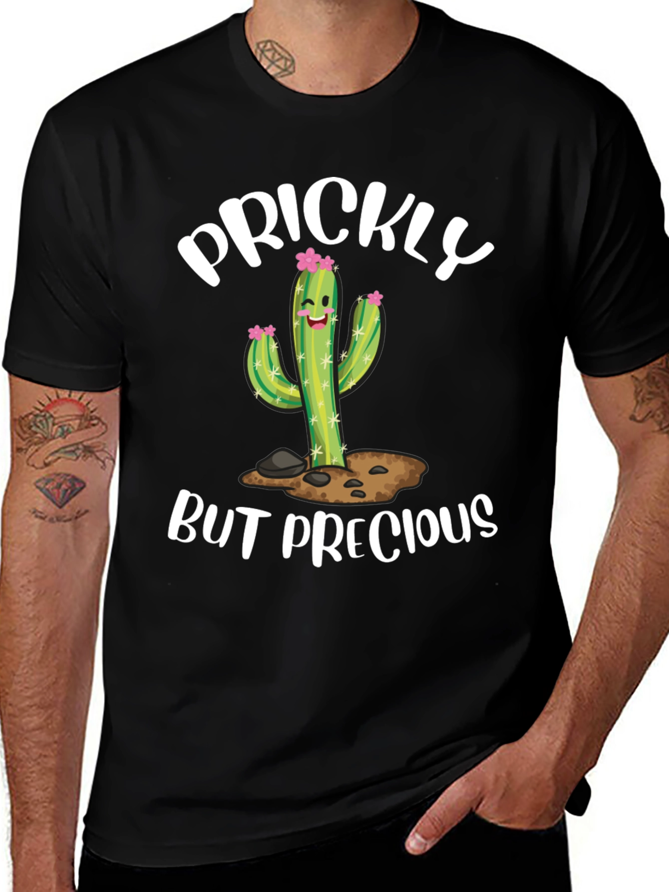 Variant 21 of Prickly But Precious Cactus Graphic T-Shirt