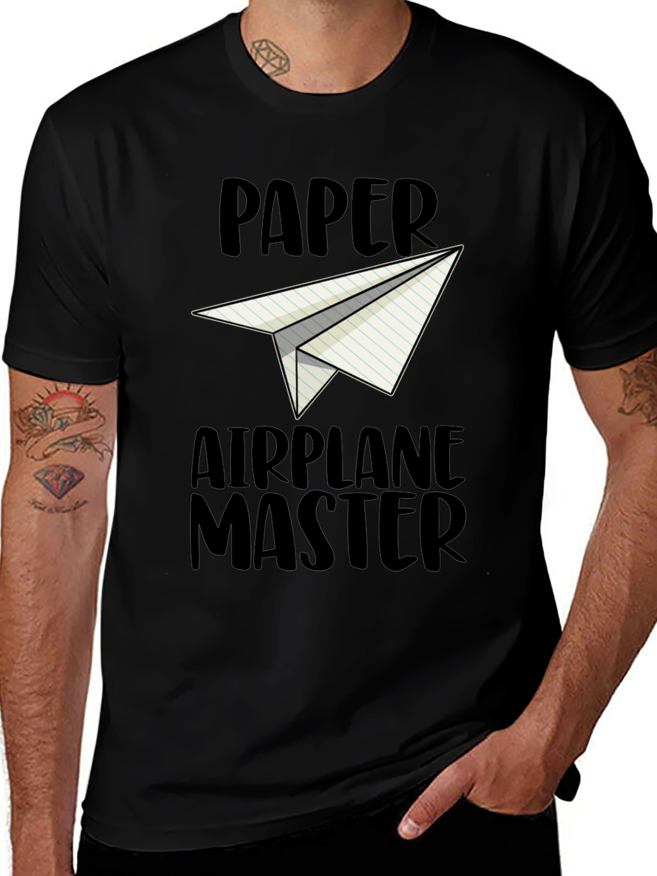 Variant 2 of Paper Airplane Master Graphic T-Shirt