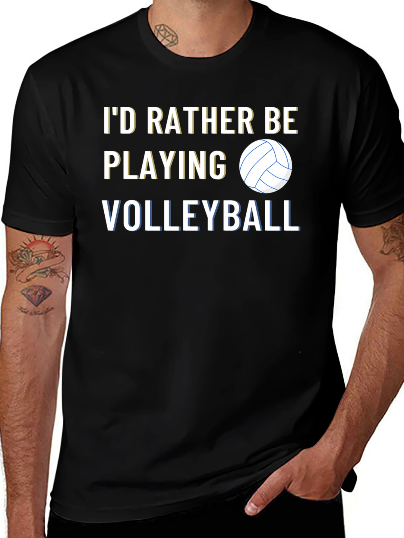 Variant 18 of Volleyball Lover's Graphic Tee