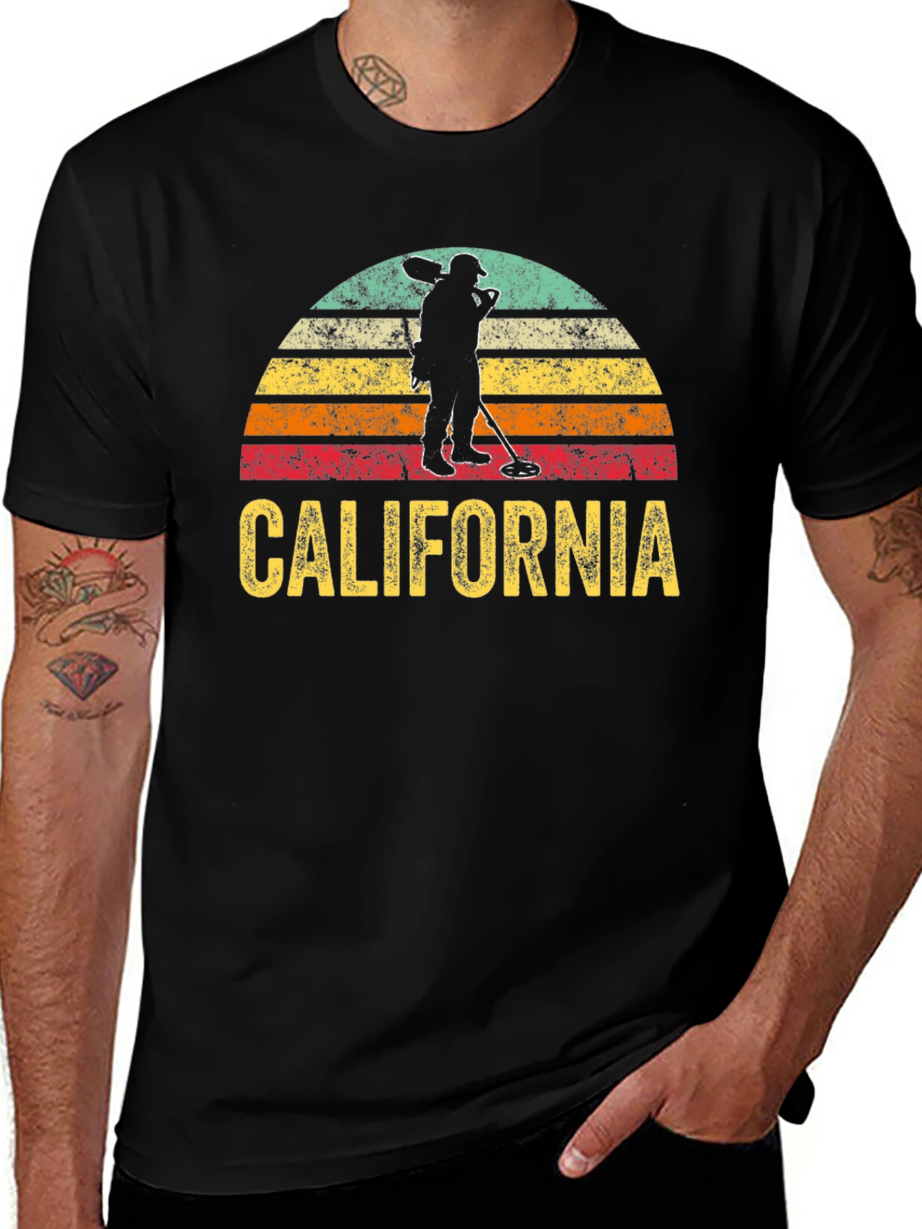 Variant 23 of California Metal Detecting T-Shirt