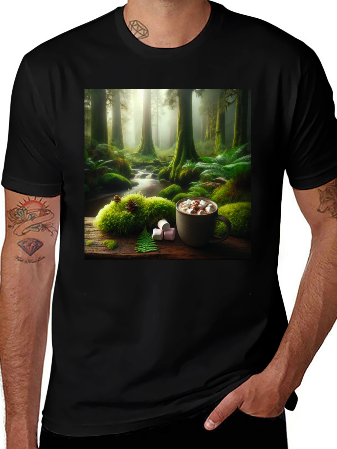 Variant 2 of Forest Marshmallow Mug T-Shirt