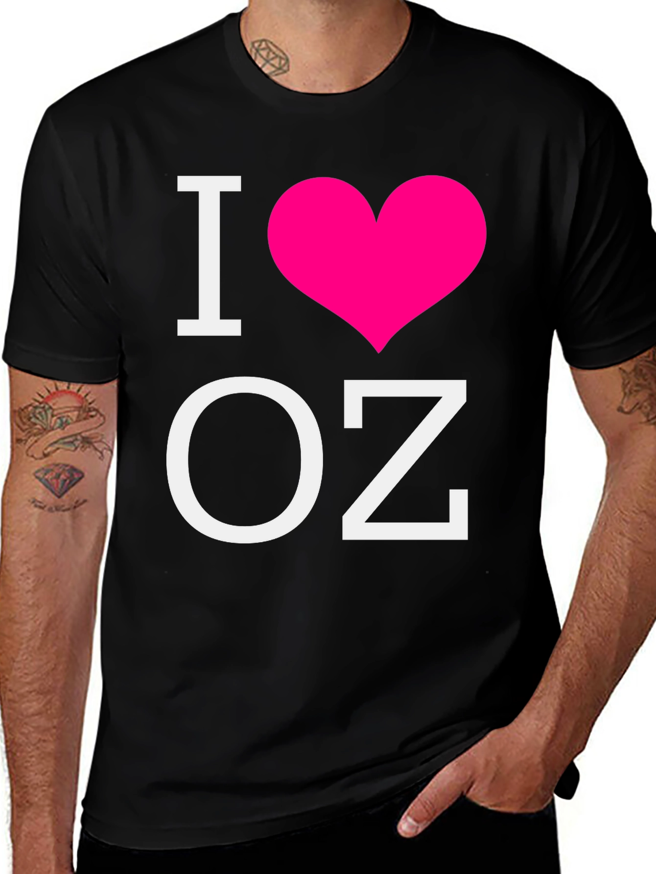 I Love Oz T-Shirt - Graphic Print Tee