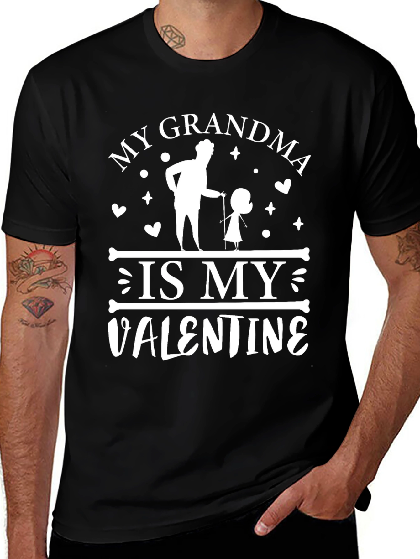 Variant 7 of My Grandma Is My Valentine Graphic Tee