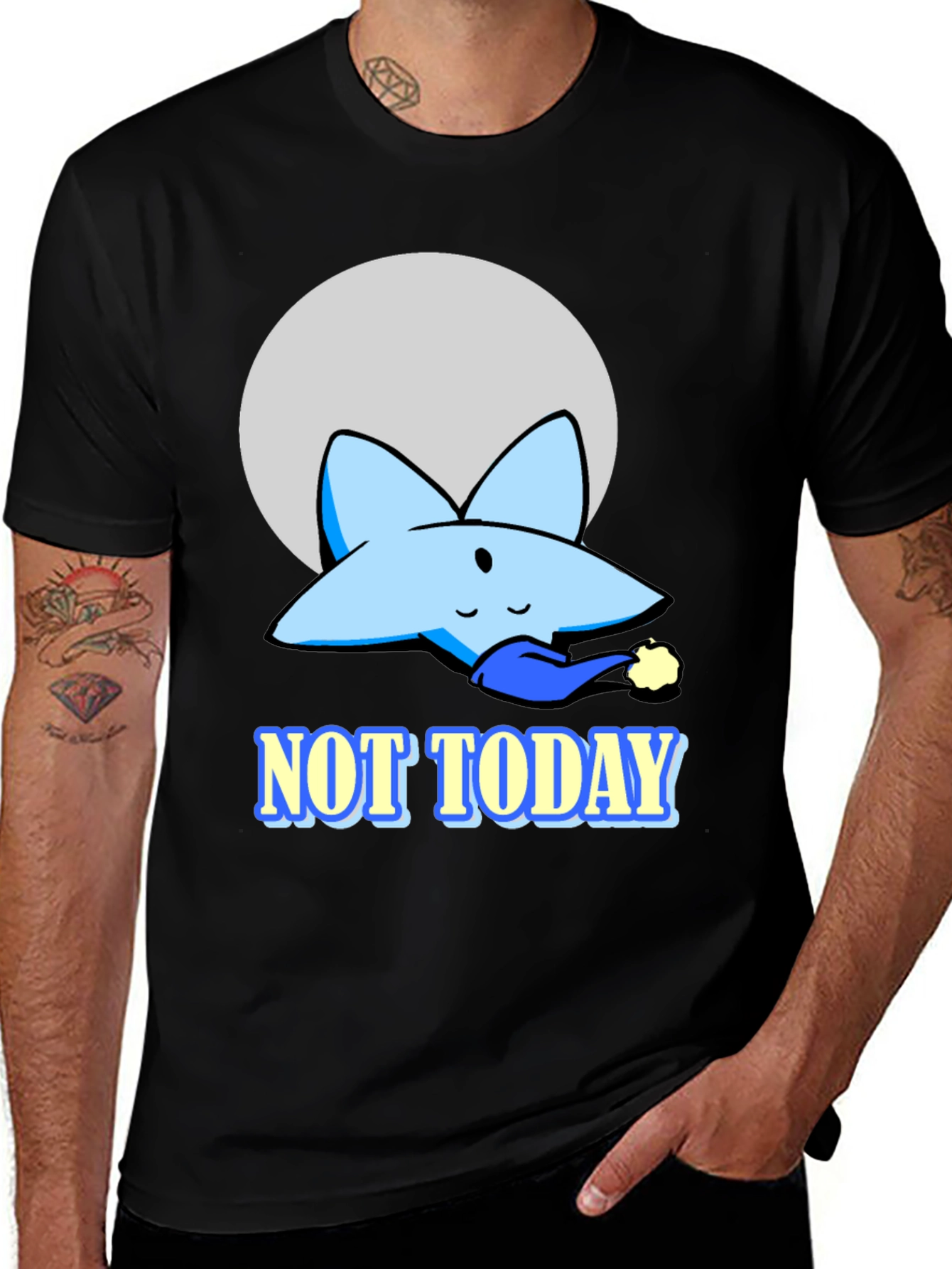 Variant 18 of Not Today Funny Star T-Shirt