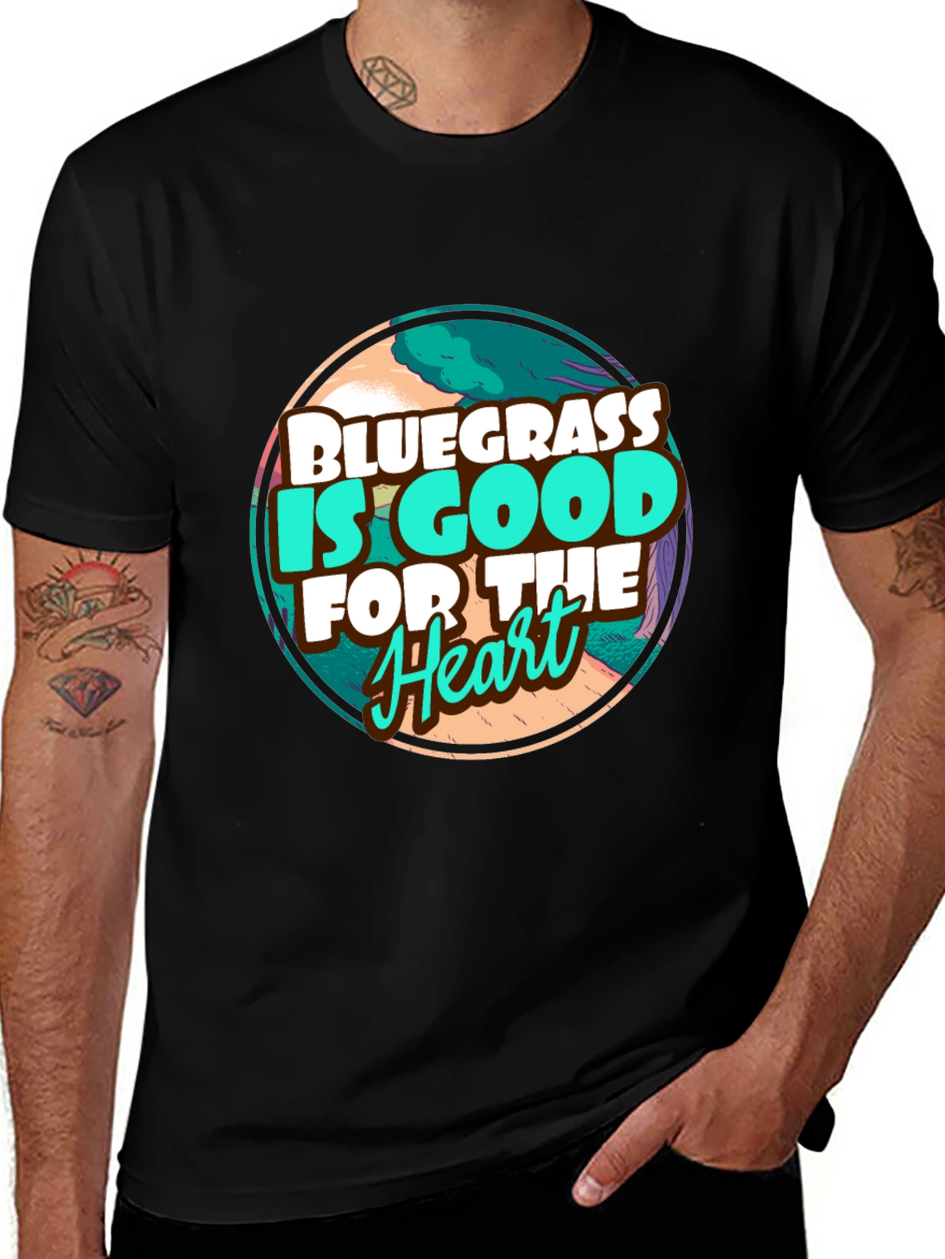Variant 22 of Bluegrass Is Good For The Heart T-Shirt
