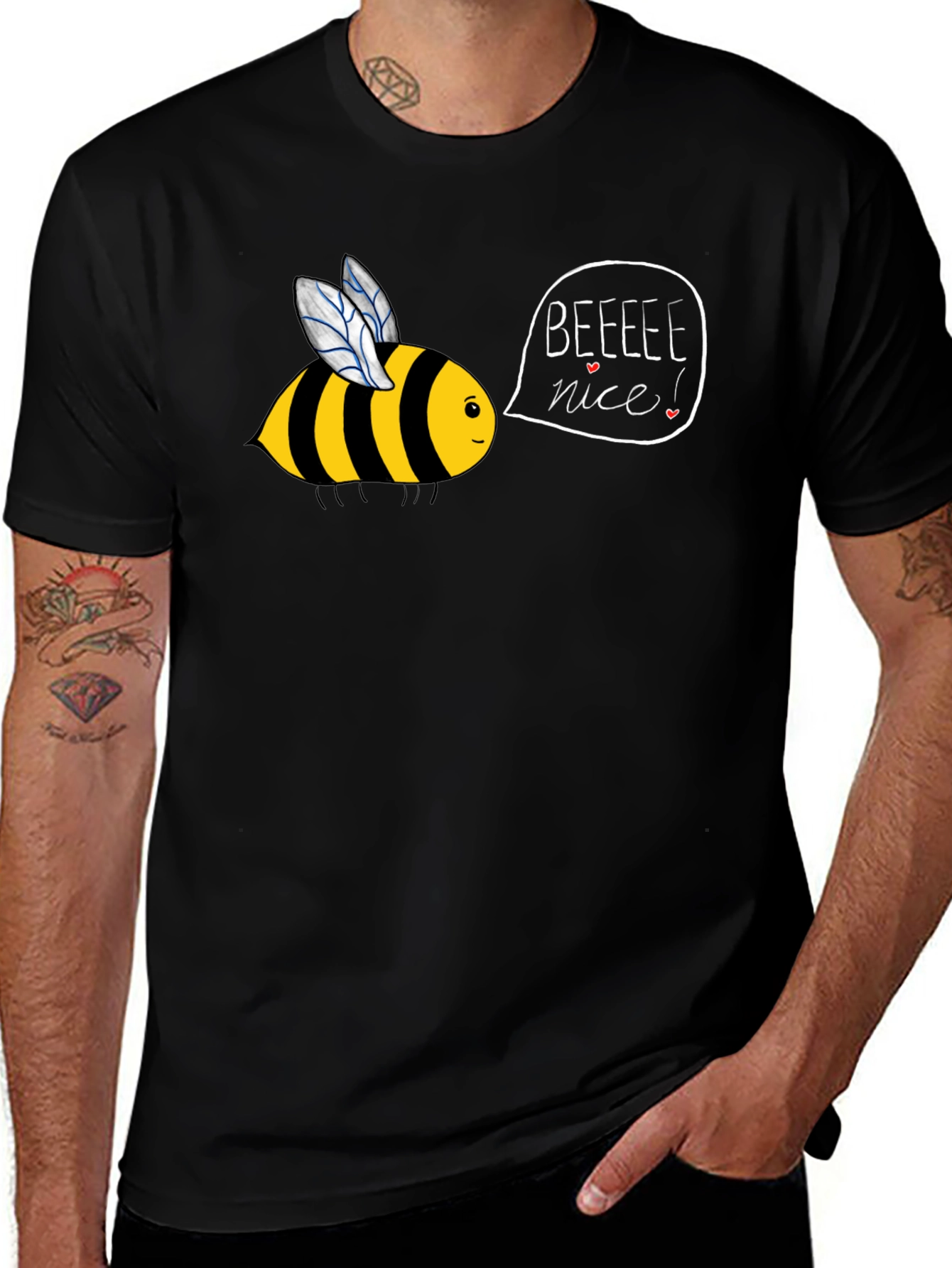 Variant 10 of Bee Nice Graphic Tee