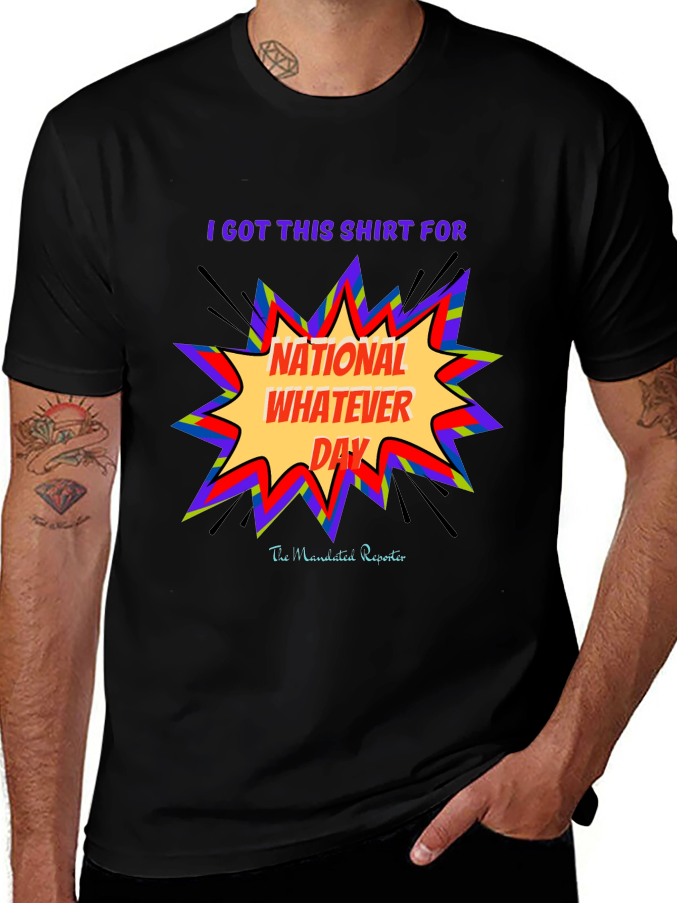 Variant 17 of National Whatever Day T-Shirt: Fun Graphic Tee