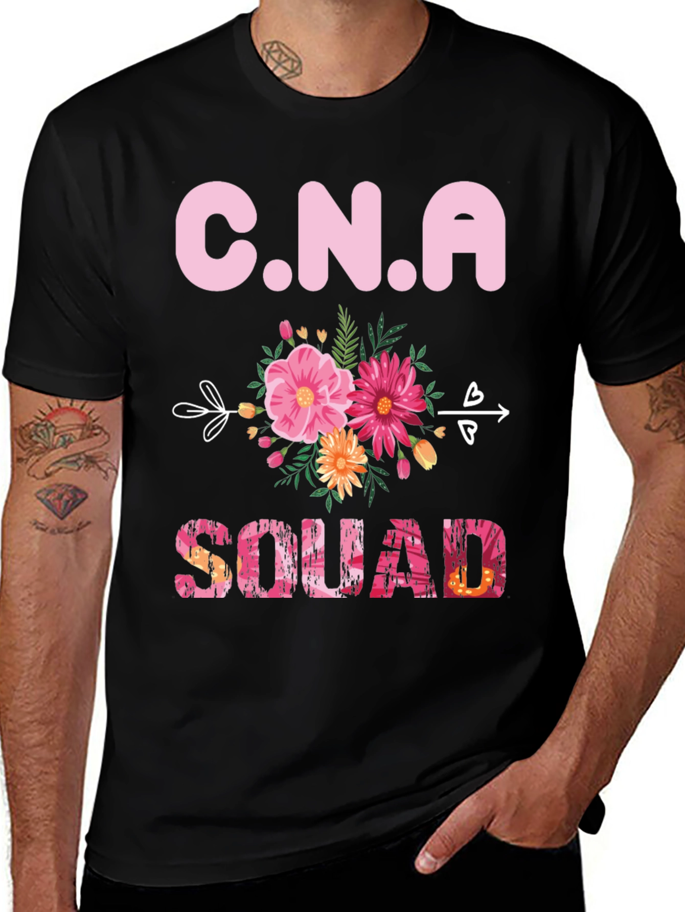C.N.A Squad Floral T-Shirt
