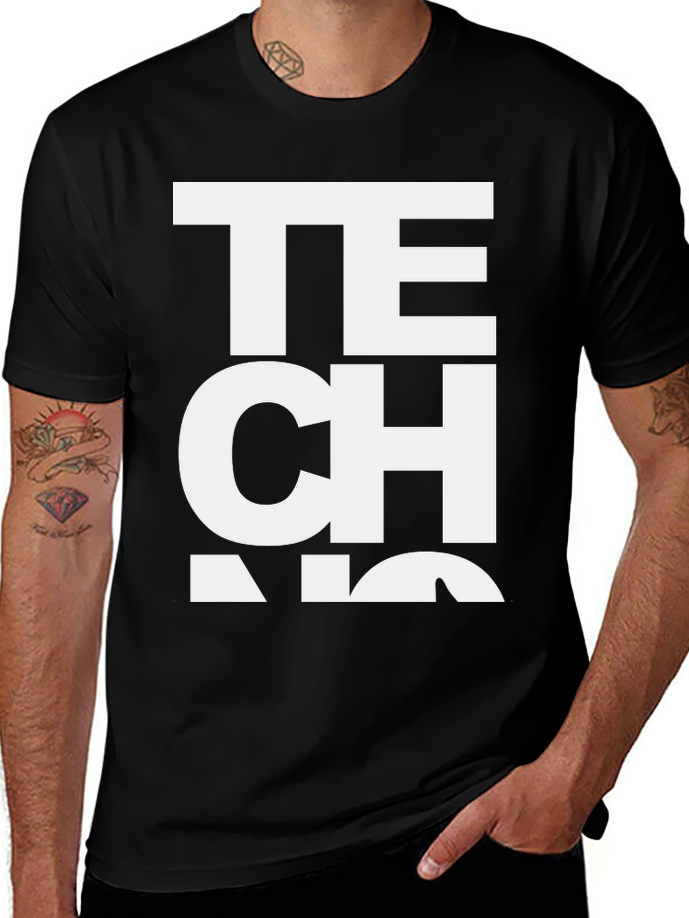 Variant 29 of Techno Bold Graphic Tee - Unisex