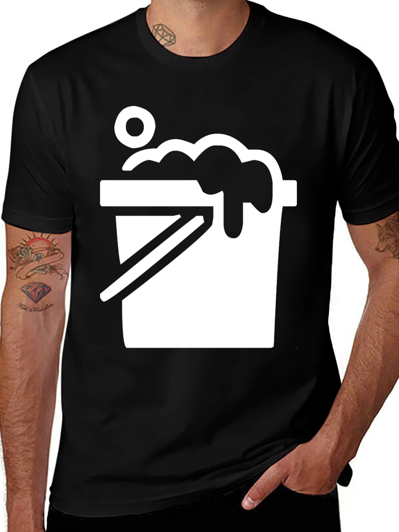 Variant 17 of Novelty Bucket and Suds Graphic Tee