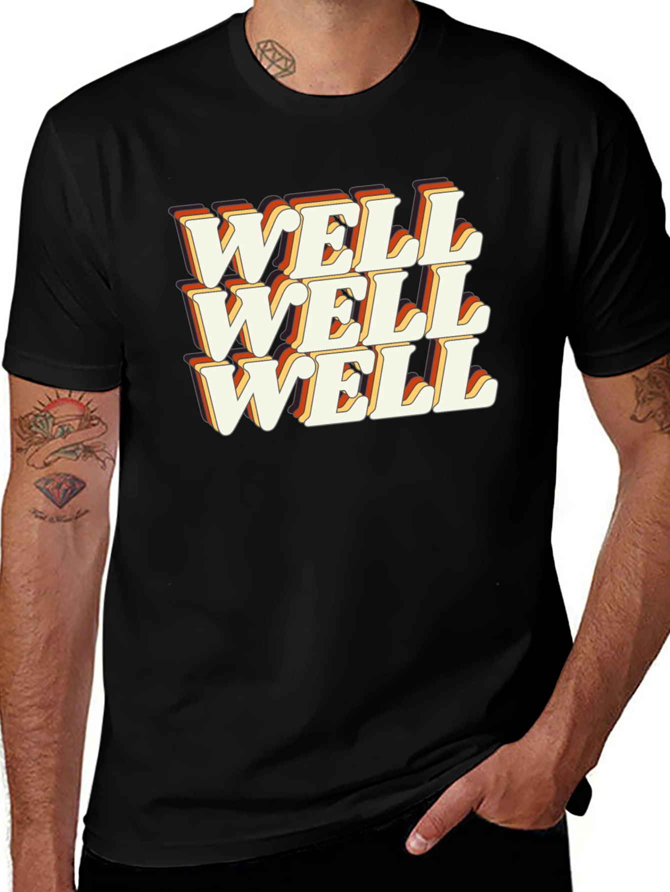 Variant 11 of Retro Well Well Well Graphic T-Shirt