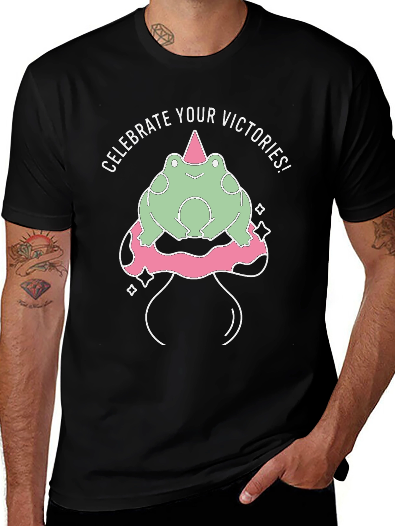 Variant 24 of Celebrate Victories Frog T-Shirt