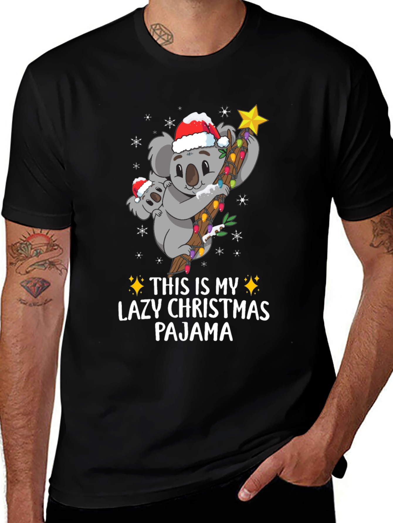 Koala Christmas Pajama T-Shirt