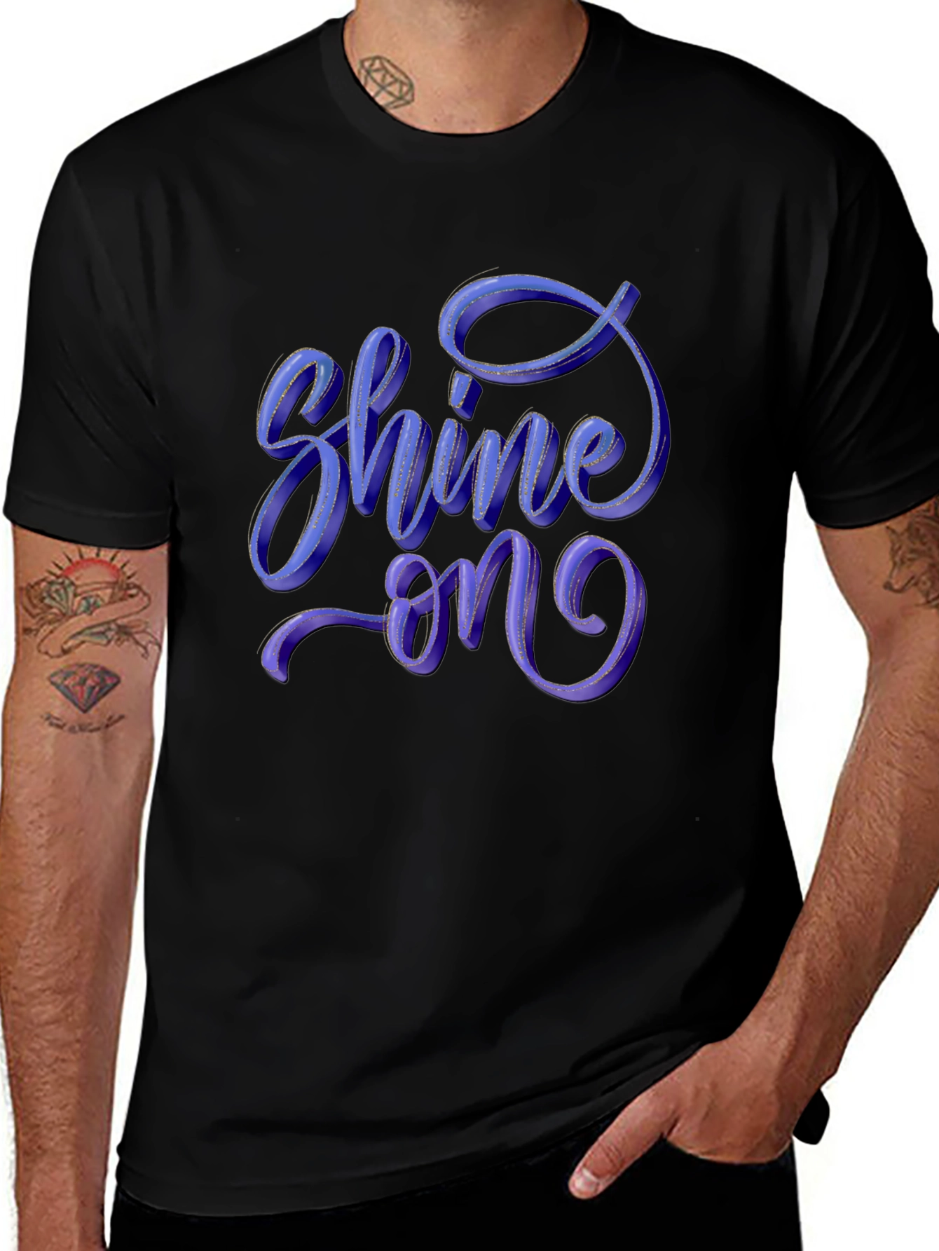 Shine On Graphic Tee - Stylish Comfort