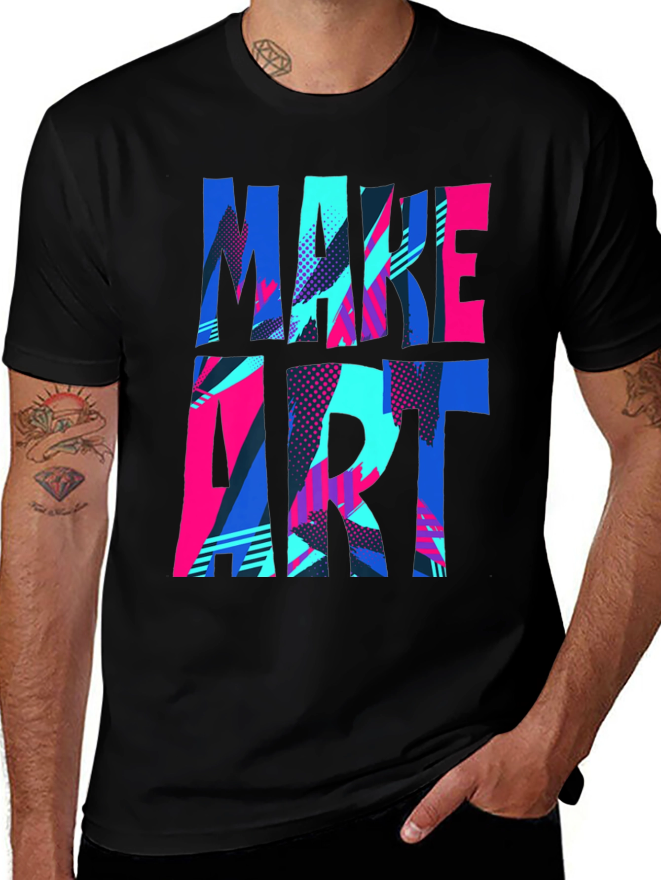 Variant 14 of Make Art Graphic Tee - Bold Statement T-Shirt