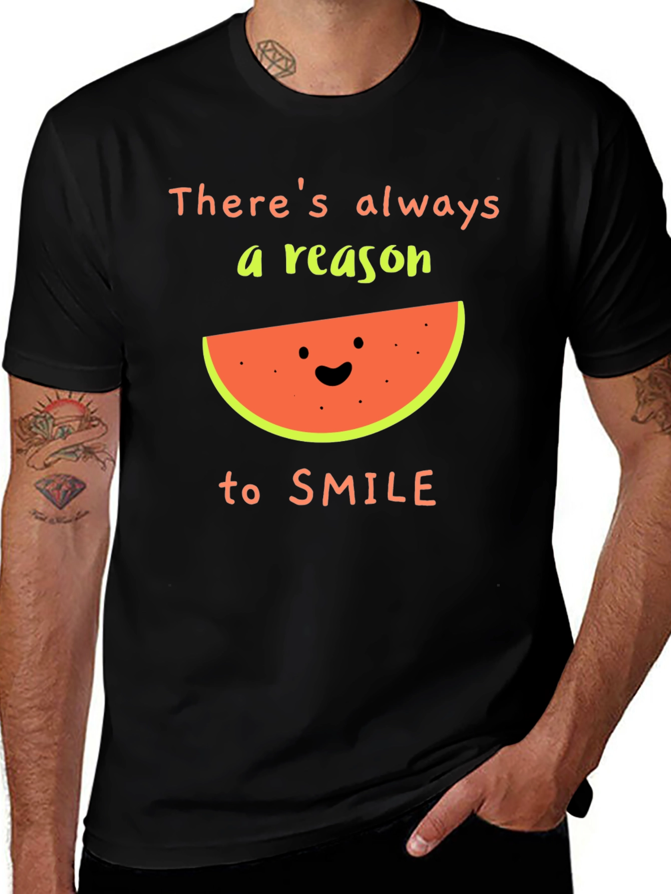 Variant 8 of There's Always a Reason to Smile Graphic Tee