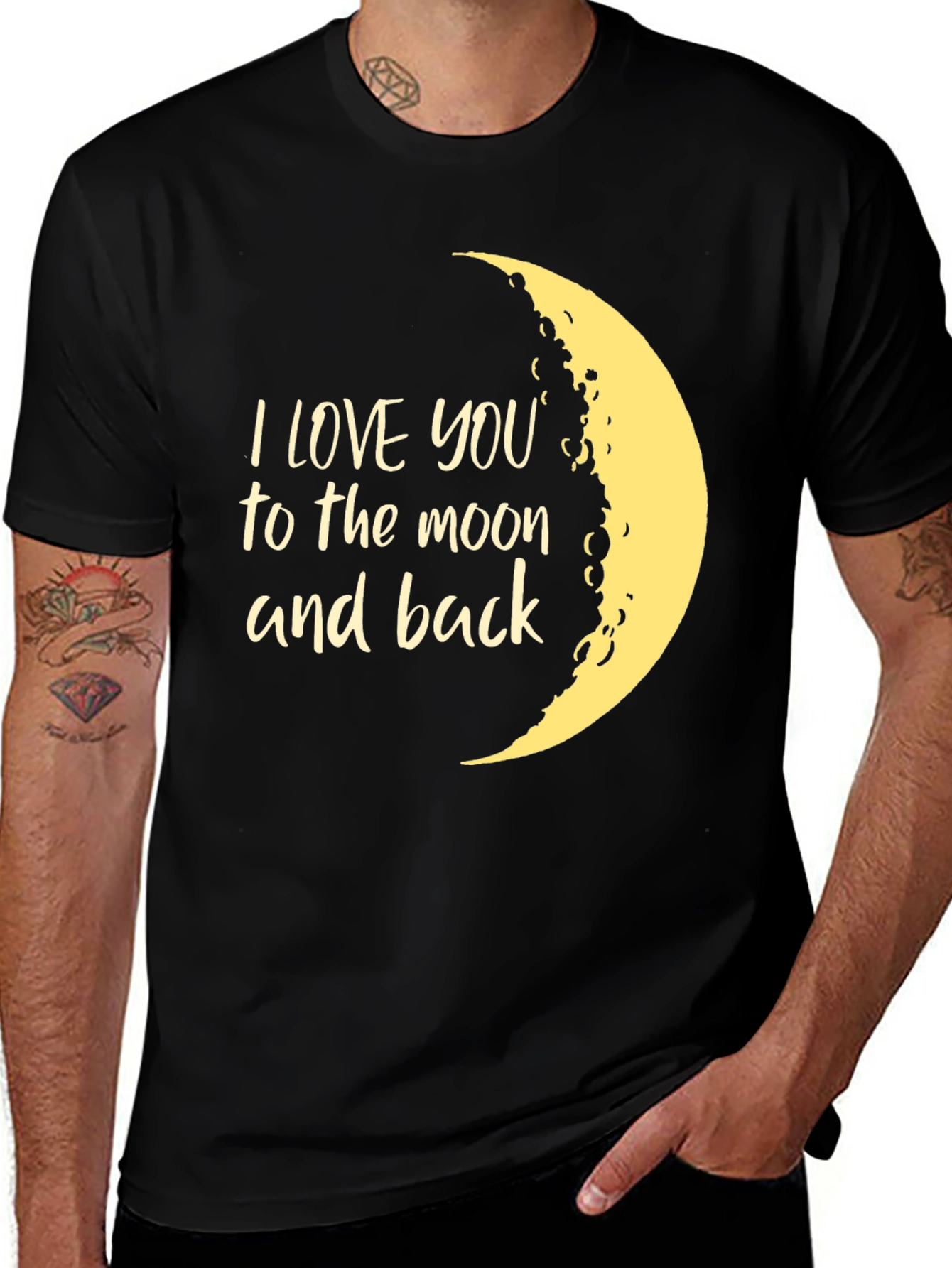 I Love You to the Moon and Back Graphic Tee