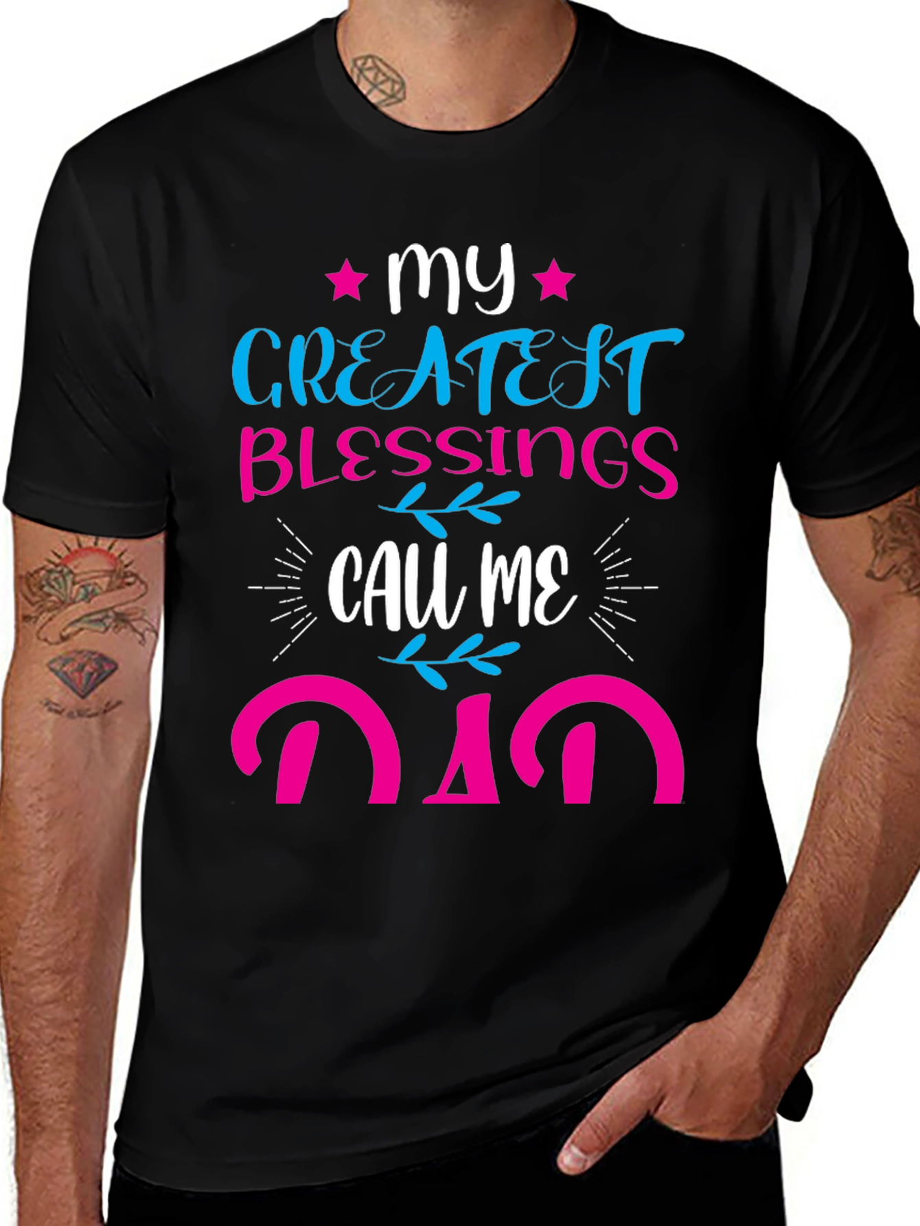 Variant 27 of My Greatest Blessings Call Me Dad T-Shirt