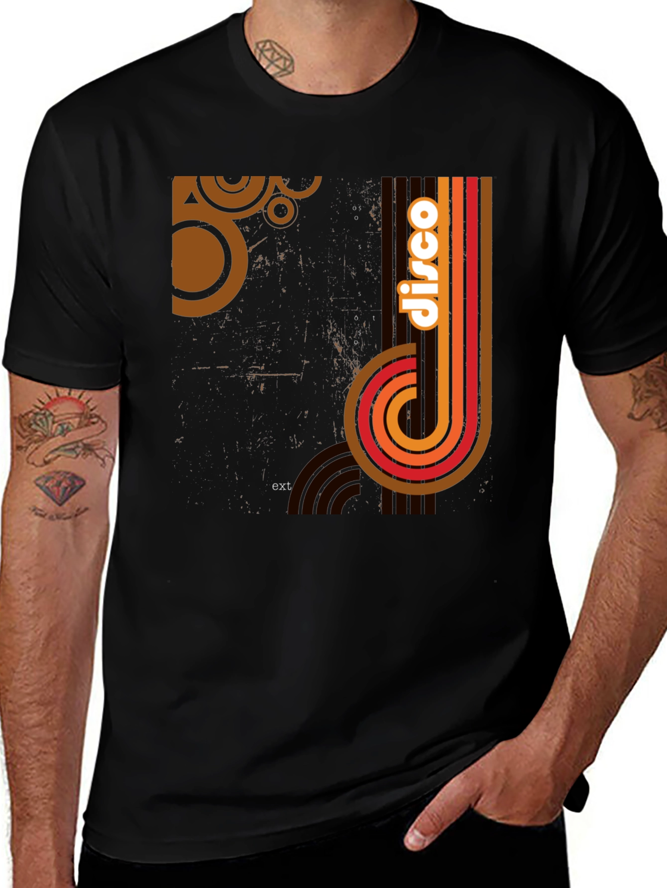 Variant 13 of Retro Disco Graphic Tee - Vintage Inspired T-Shirt