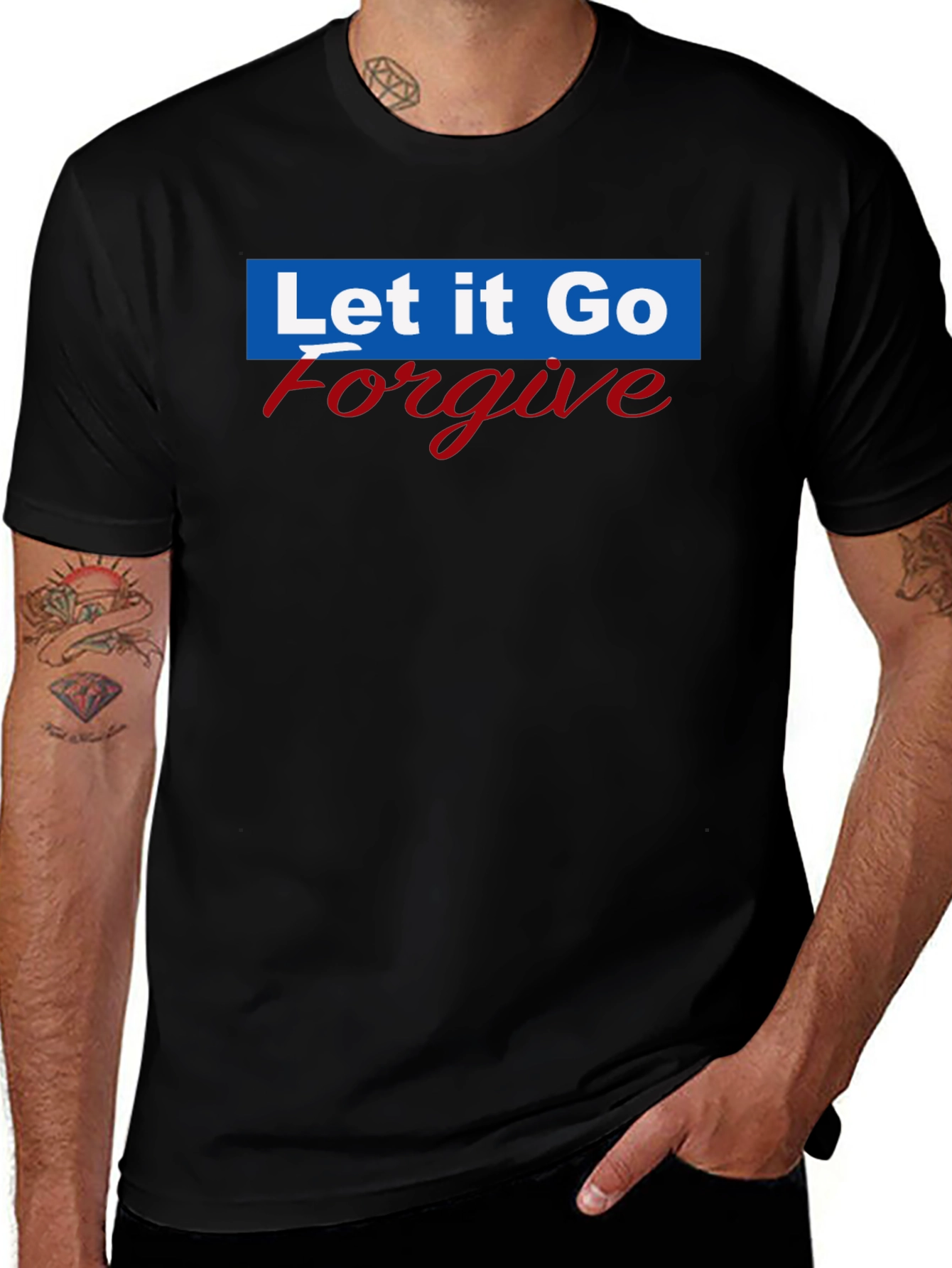 Variant 22 of Let It Go Forgive T-Shirt - Motivational Tee