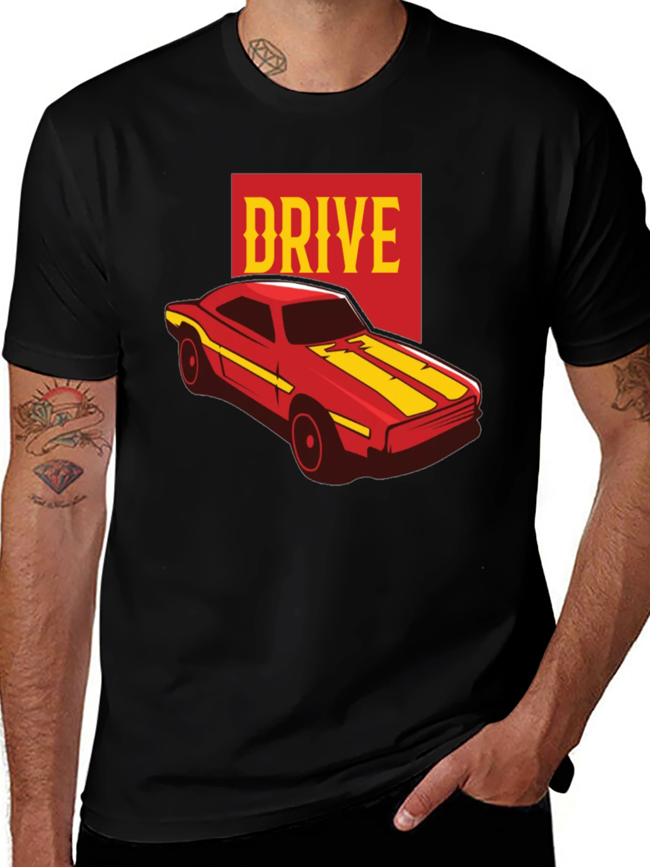 Variant 26 of Drive Car Graphic T-Shirt
