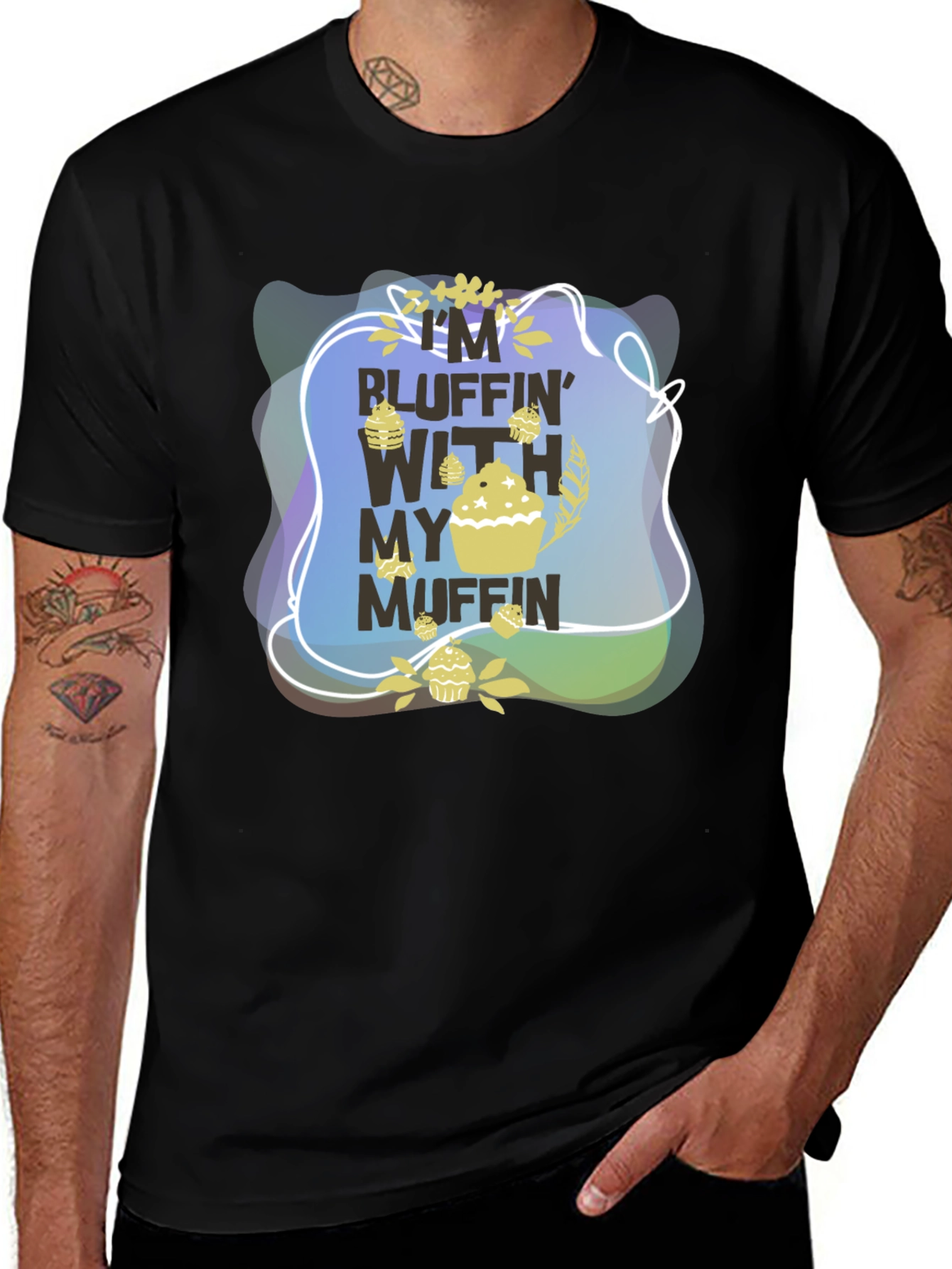 Variant 23 of Bluffin' With My Muffin Graphic T-Shirt
