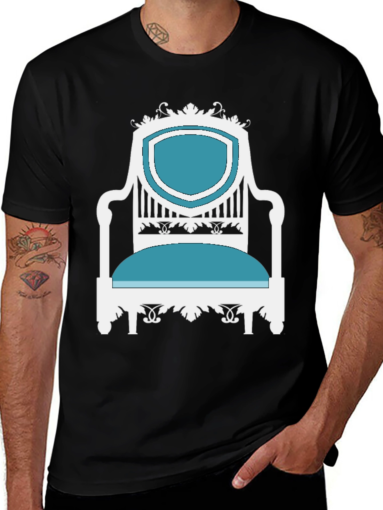 Variant 27 of Vintage Chair Graphic Tee - Unique Design