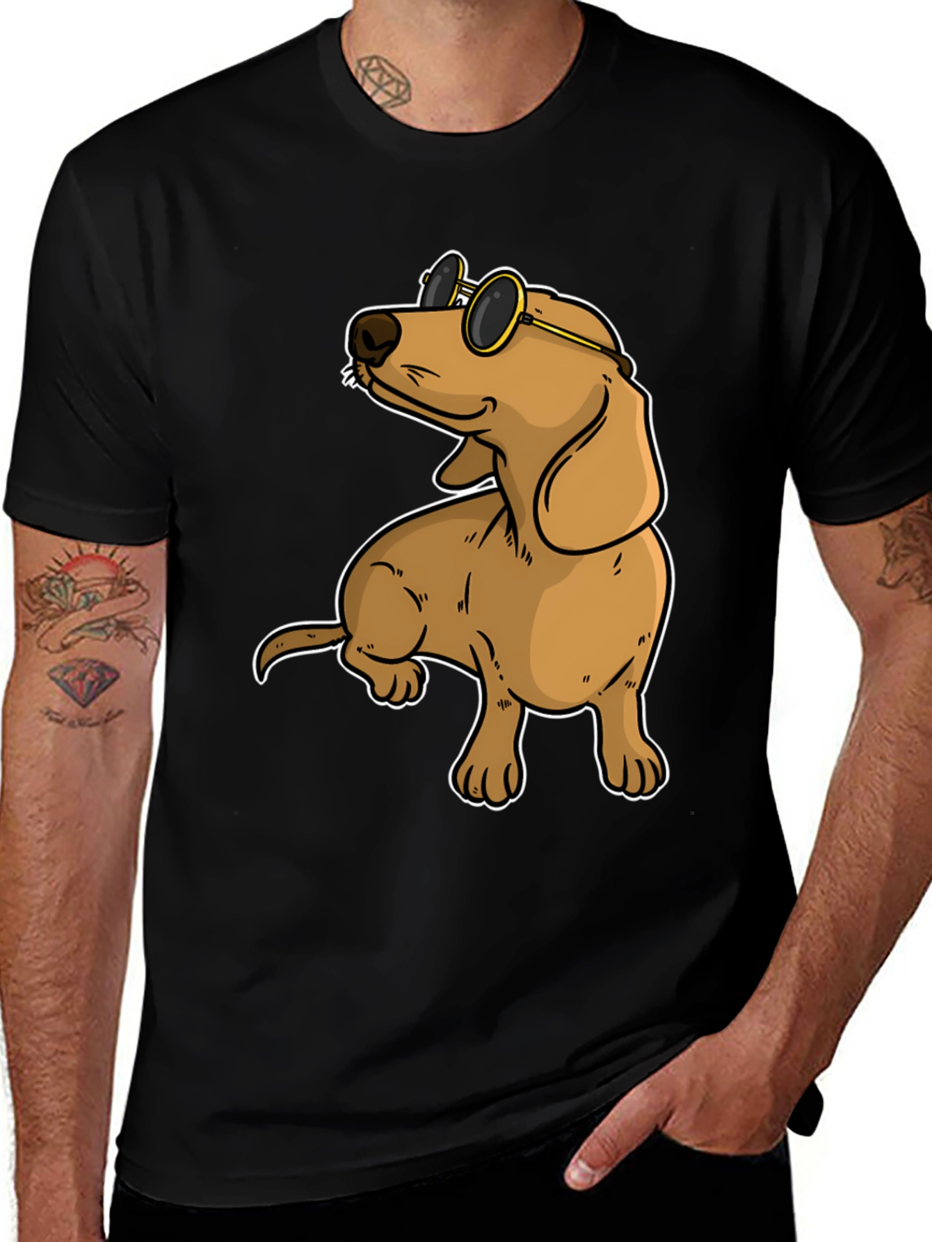 Variant 20 of Dachshund T-Shirt - Cool Dog in Shades
