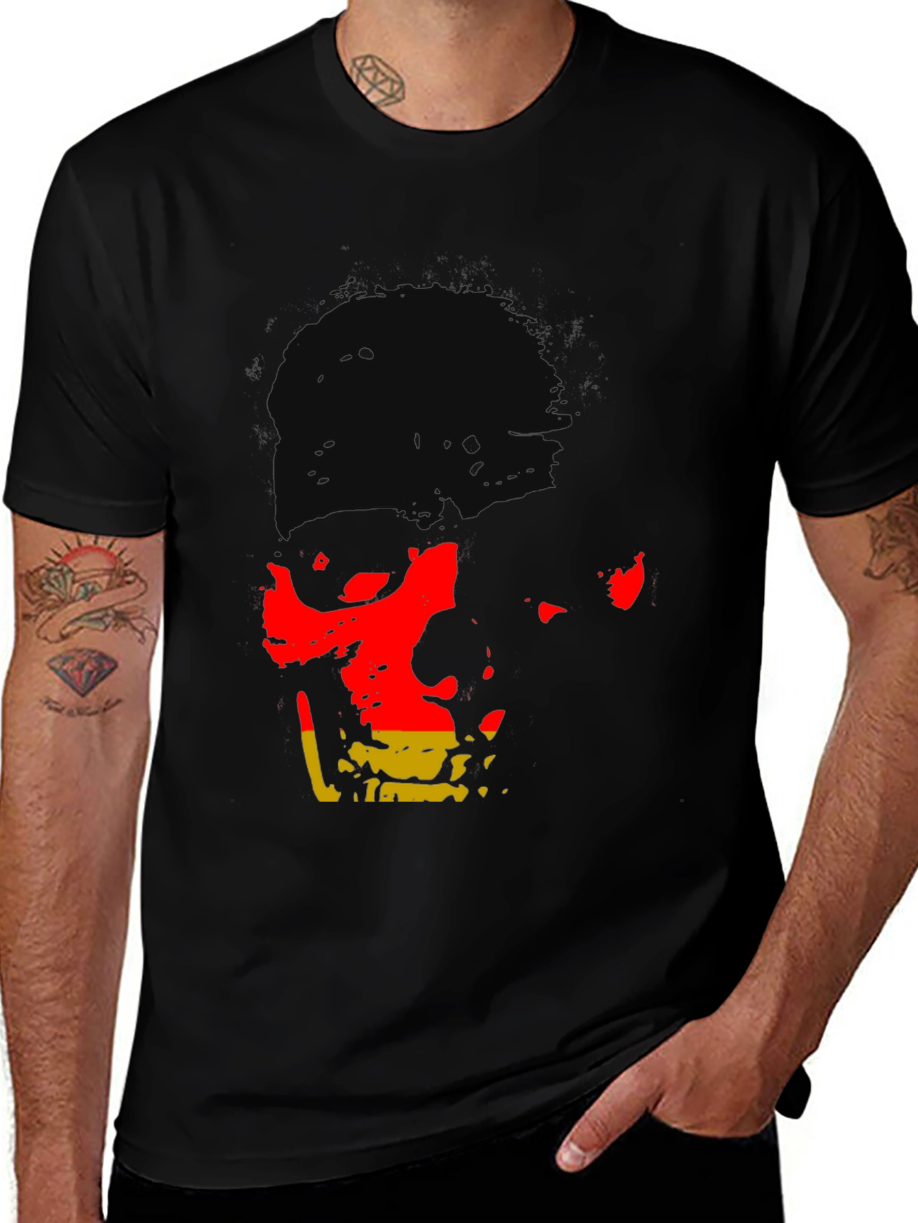 German Flag Silhouette T-Shirt