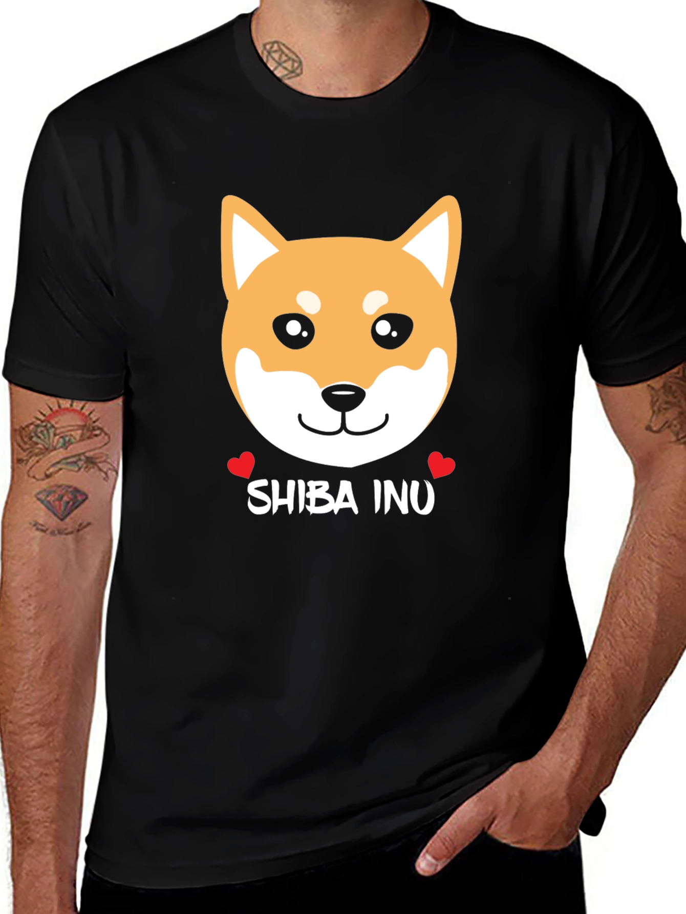 Variant 10 of Shiba Inu Dog Graphic Print T-Shirt