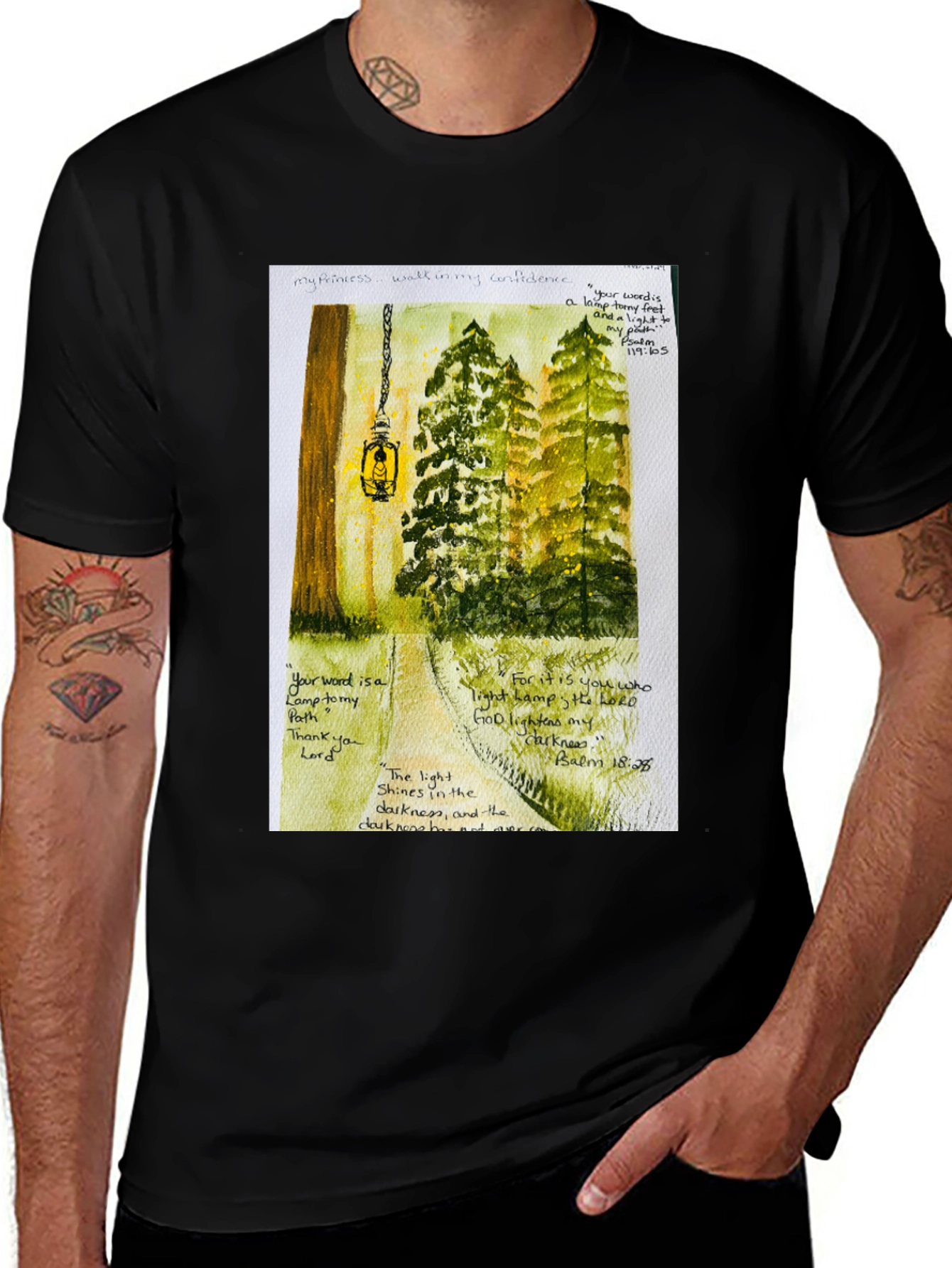 Variant 15 of Inspirational Watercolor Graphic T-Shirt