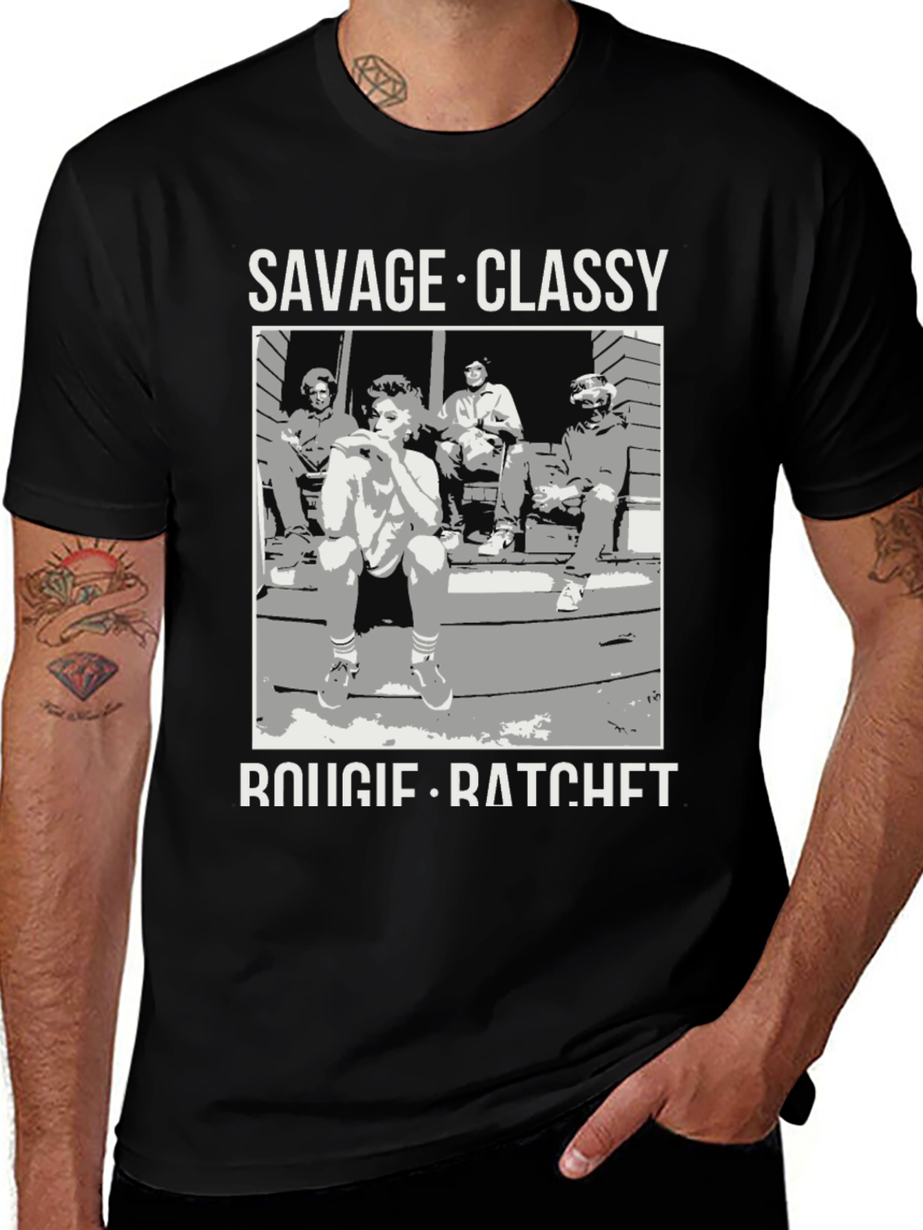 Variant 5 of Savage Classy Bougie Ratchet Graphic Tee