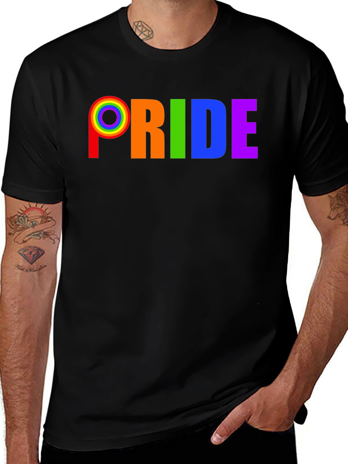 Variant 17 of Pride Rainbow Graphic T-Shirt