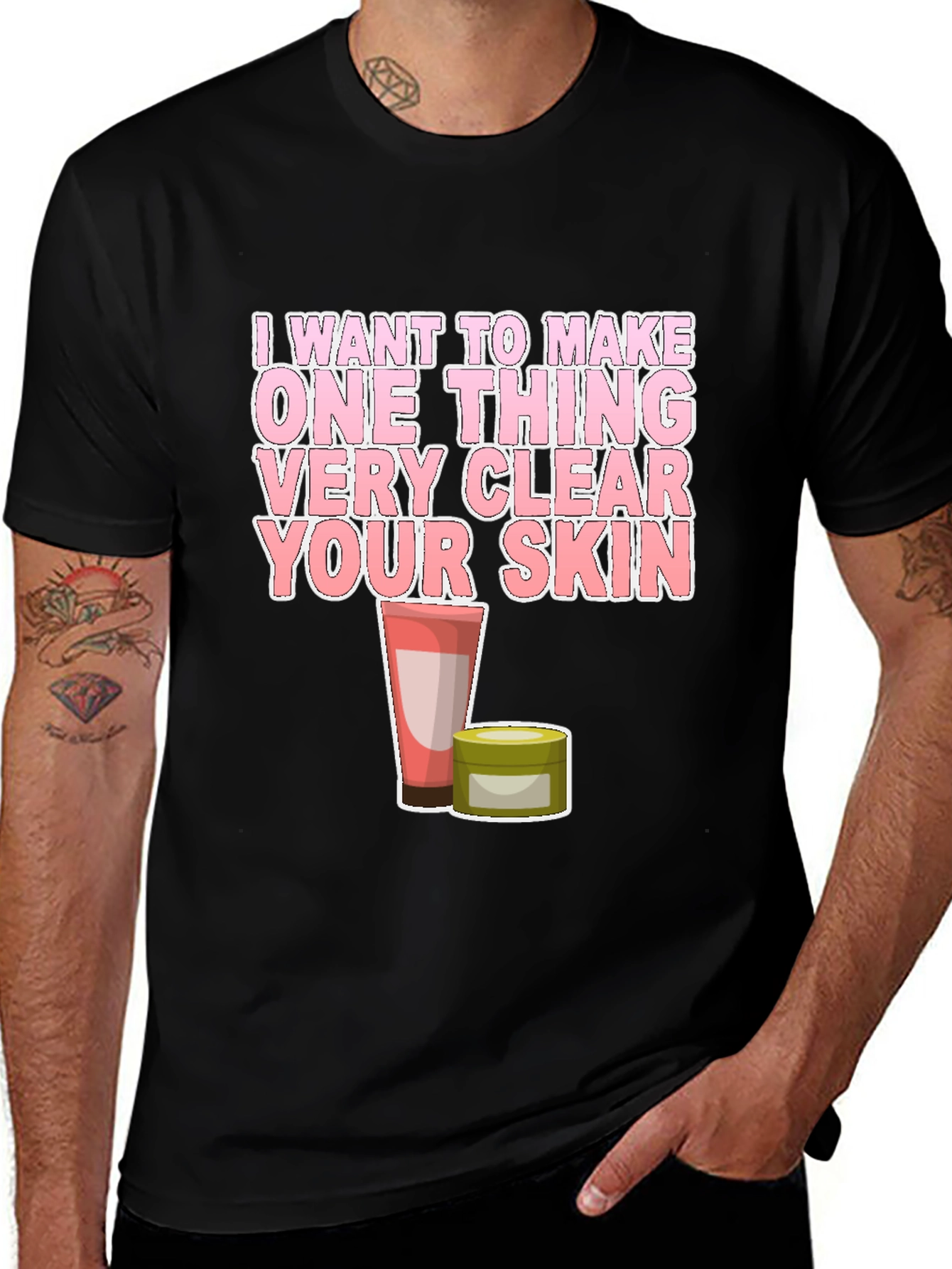 Variant 20 of Clear Skin Graphic Tee