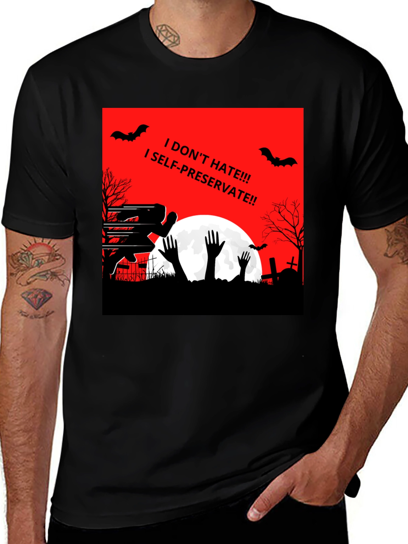 Variant 17 of Self-Preservation Halloween T-Shirt