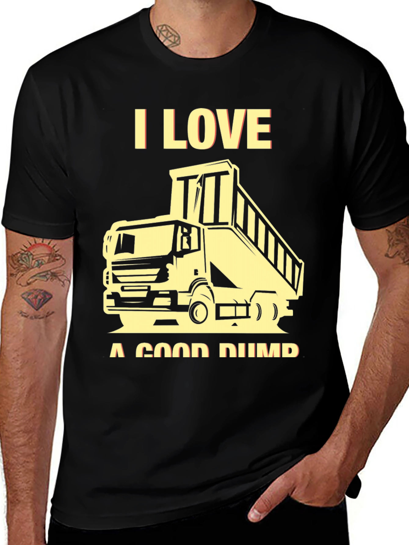 Variant 3 of I Love A Good Dump Truck Graphic Tee