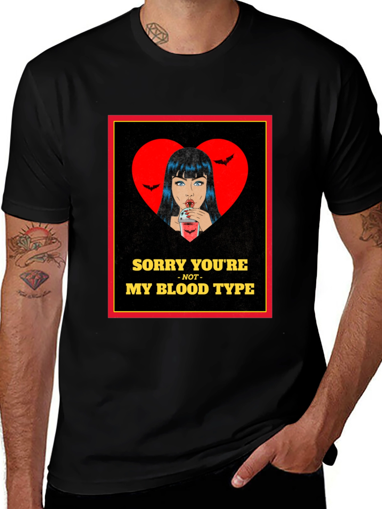 Variant 3 of Sorry You're Not My Blood Type Graphic Tee