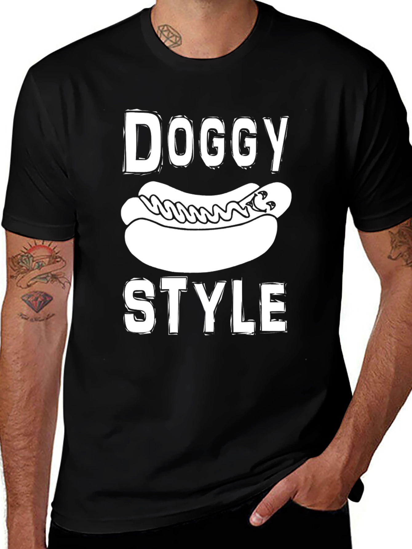Variant 24 of Doggy Style Graphic Tee - Funny Novelty T-Shirt