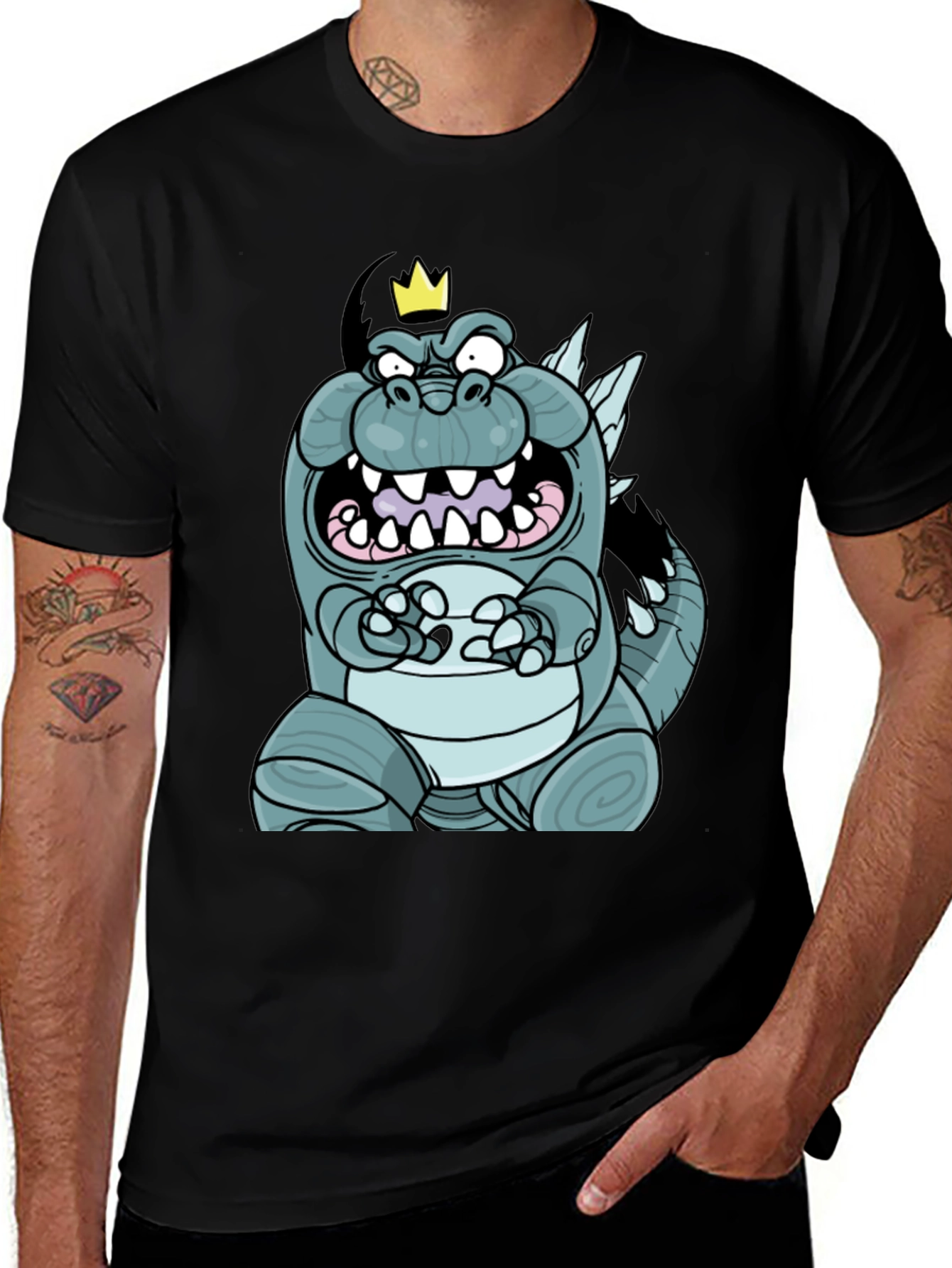 Godzilla Cartoon T-Shirt - King of Monsters